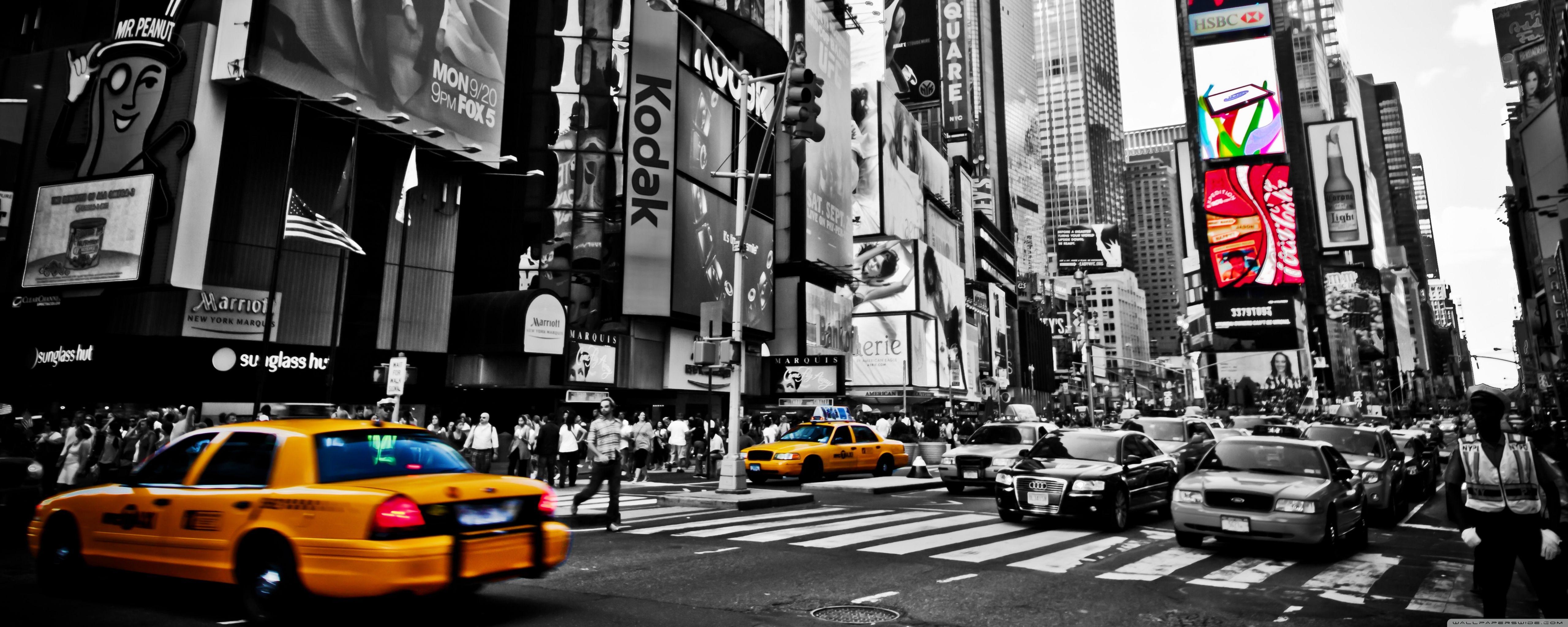 Times Square, Wallpaper, 21x2048, Reisen, Stadt, 5120x2050 4K Desktop