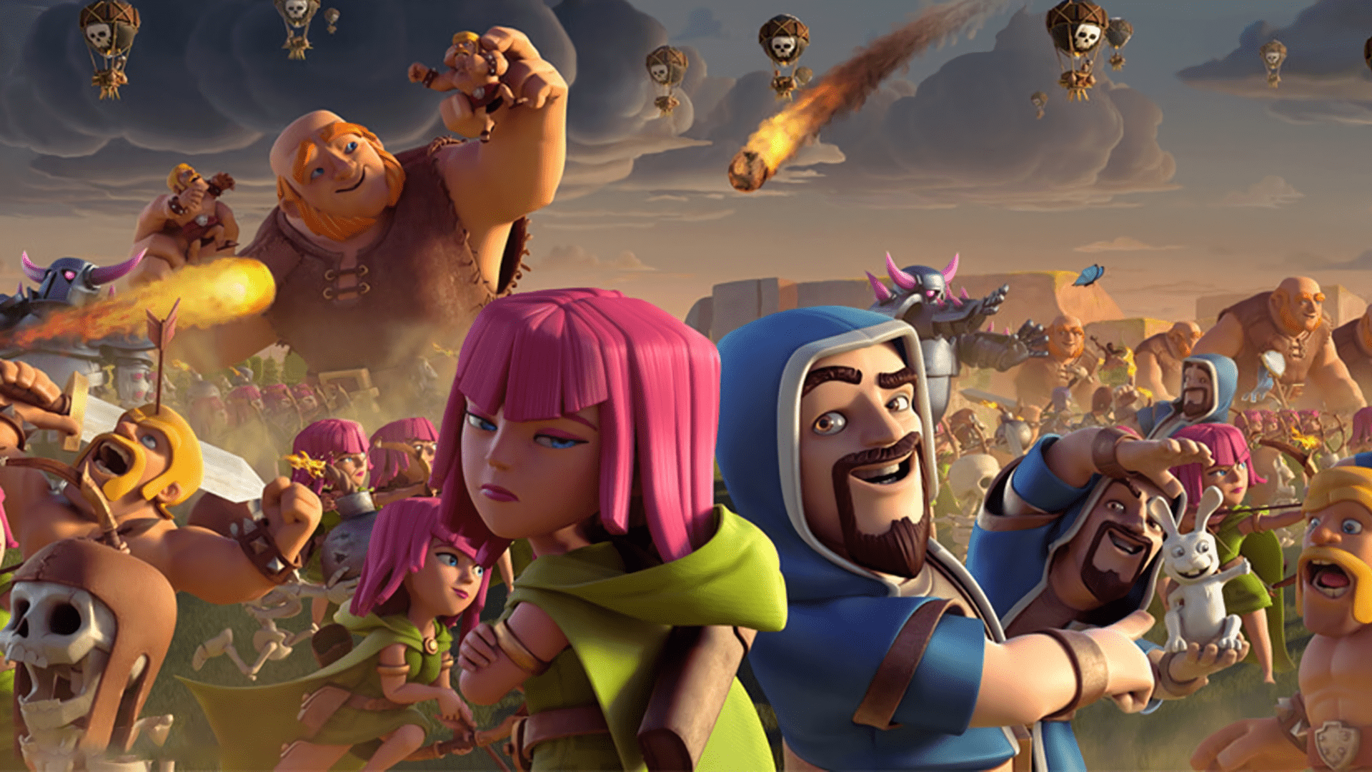 Clash of Clans, HD, Spiel, Grafik, Truppen, 1920x1080 Full HD Desktop