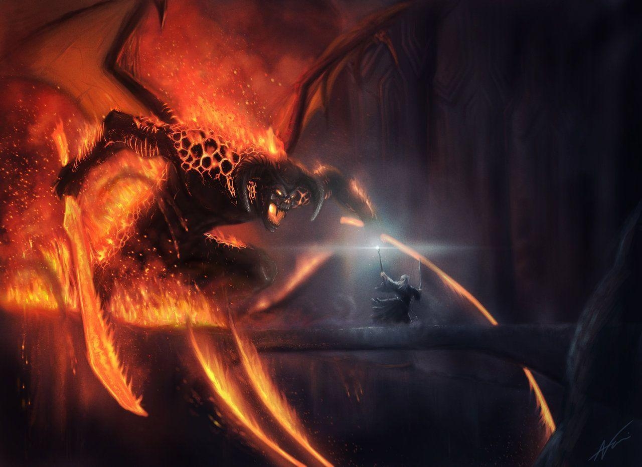 Balrog, Herr der Ringe, Fantasy, Filme, Episch, 1280x940 HD Desktop