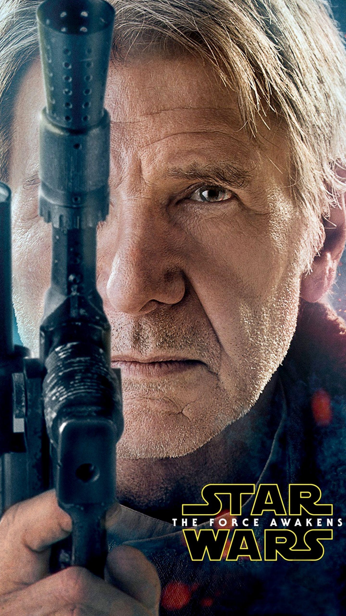 Han Solo, Star Wars 7, Erwachen, Smartphone, Hintergrund, 1440x2560 HD Handy