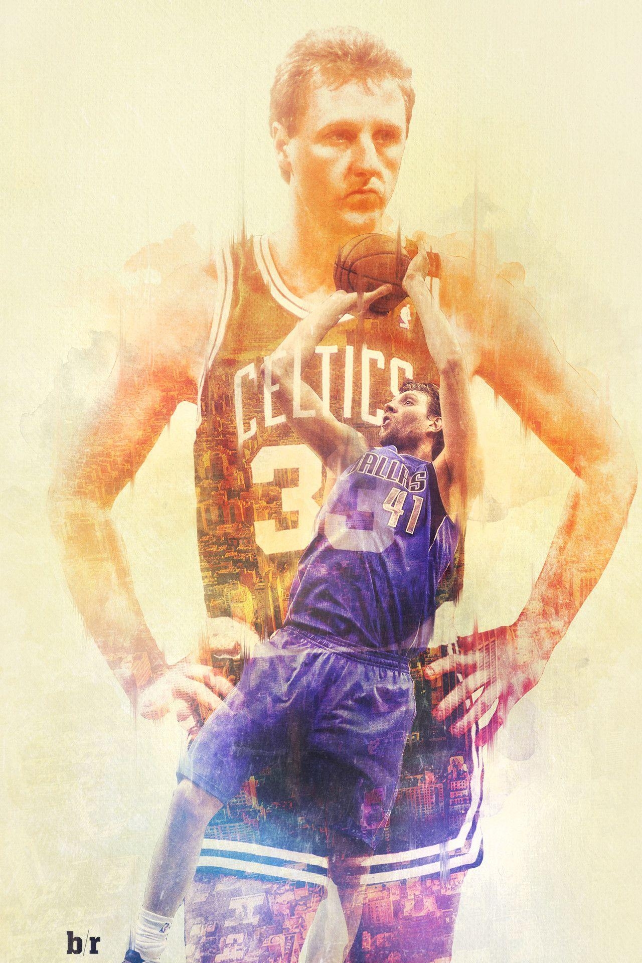 Larry Bird, Basketball, Hintergrund, Sport, NBA, 1280x1920 HD Handy