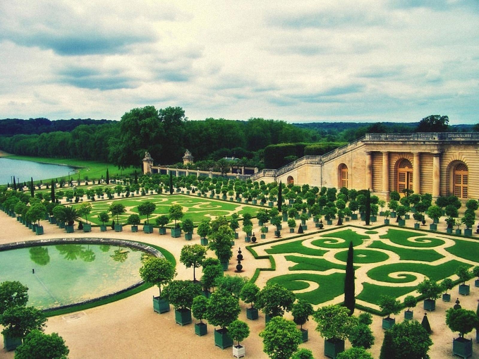 Versailles, Hintergrund, Palast, Frankreich, Reisen, 1600x1200 HD Desktop