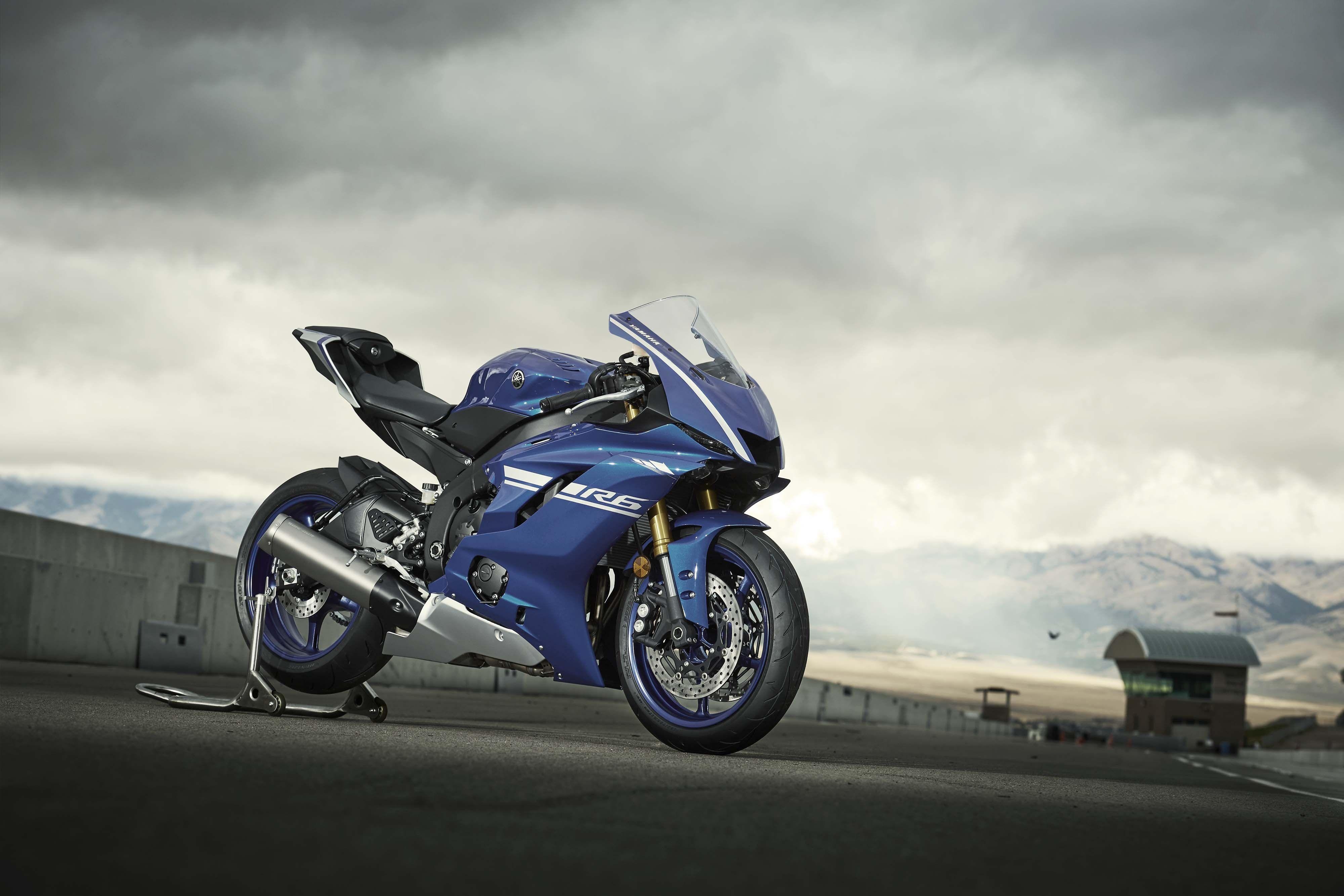 Yamaha R6, 4K, Sportlich, Motorräder, Stilvoll, 4000x2670 4K Desktop