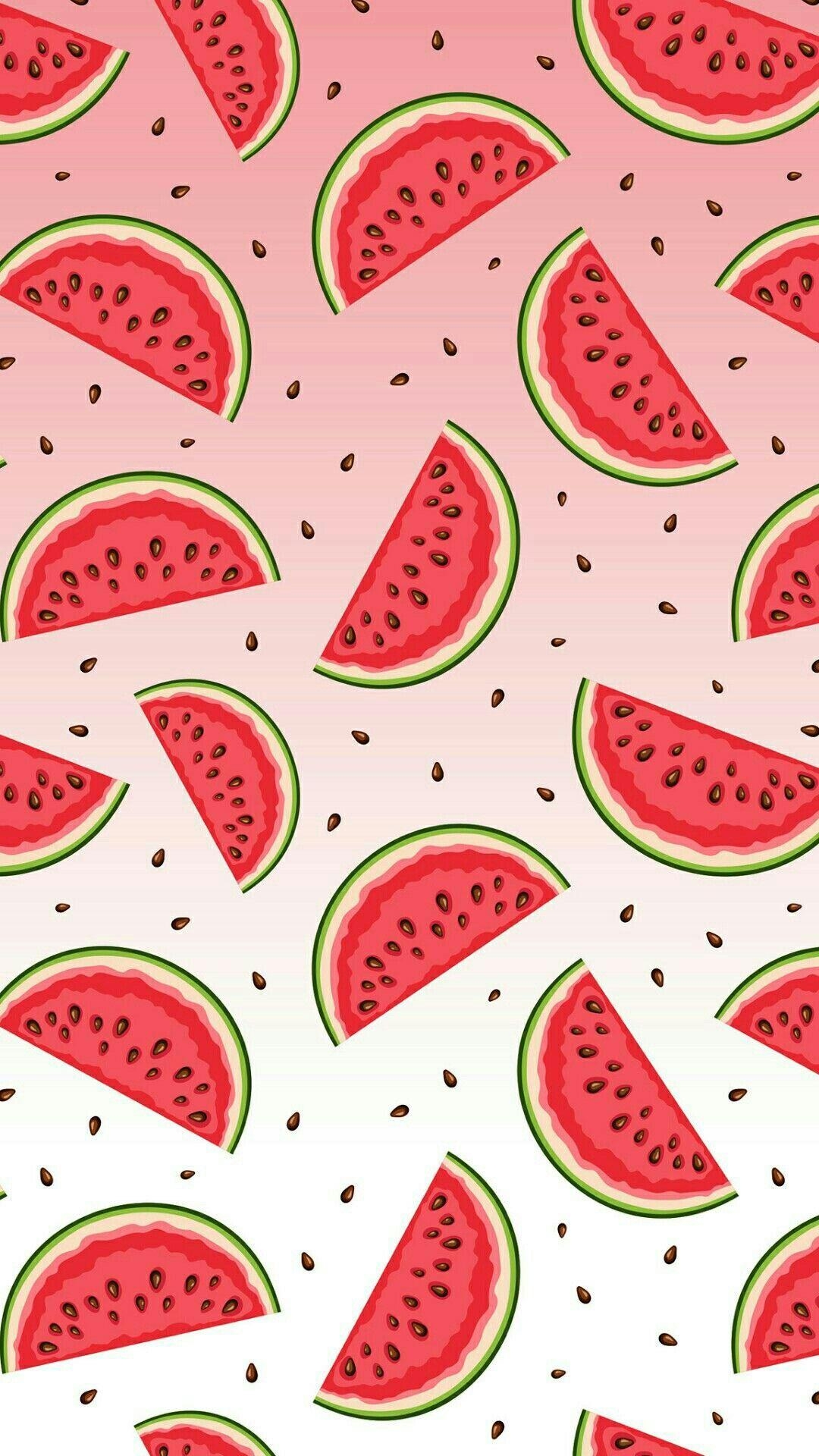 Wassermelone, Essenswand, Sommerfrucht, grün, rot, 1080x1920 Full HD Handy