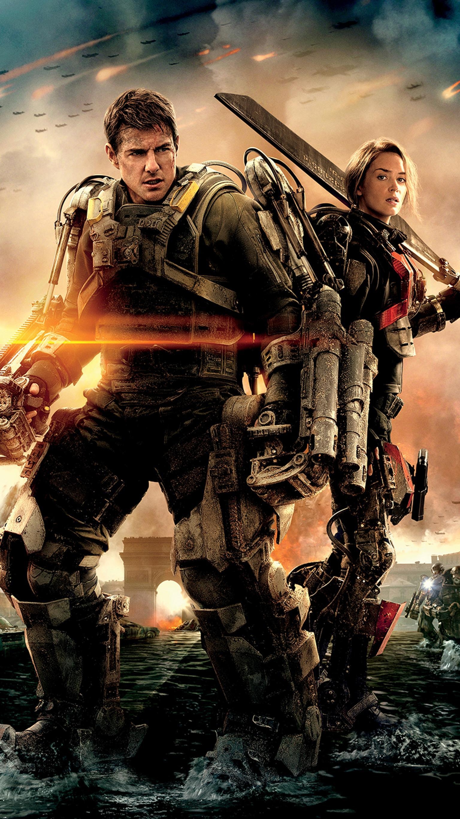 Edge of Tomorrow, 2014, Handy, Sci-Fi, Hintergrund, 1540x2740 HD Handy