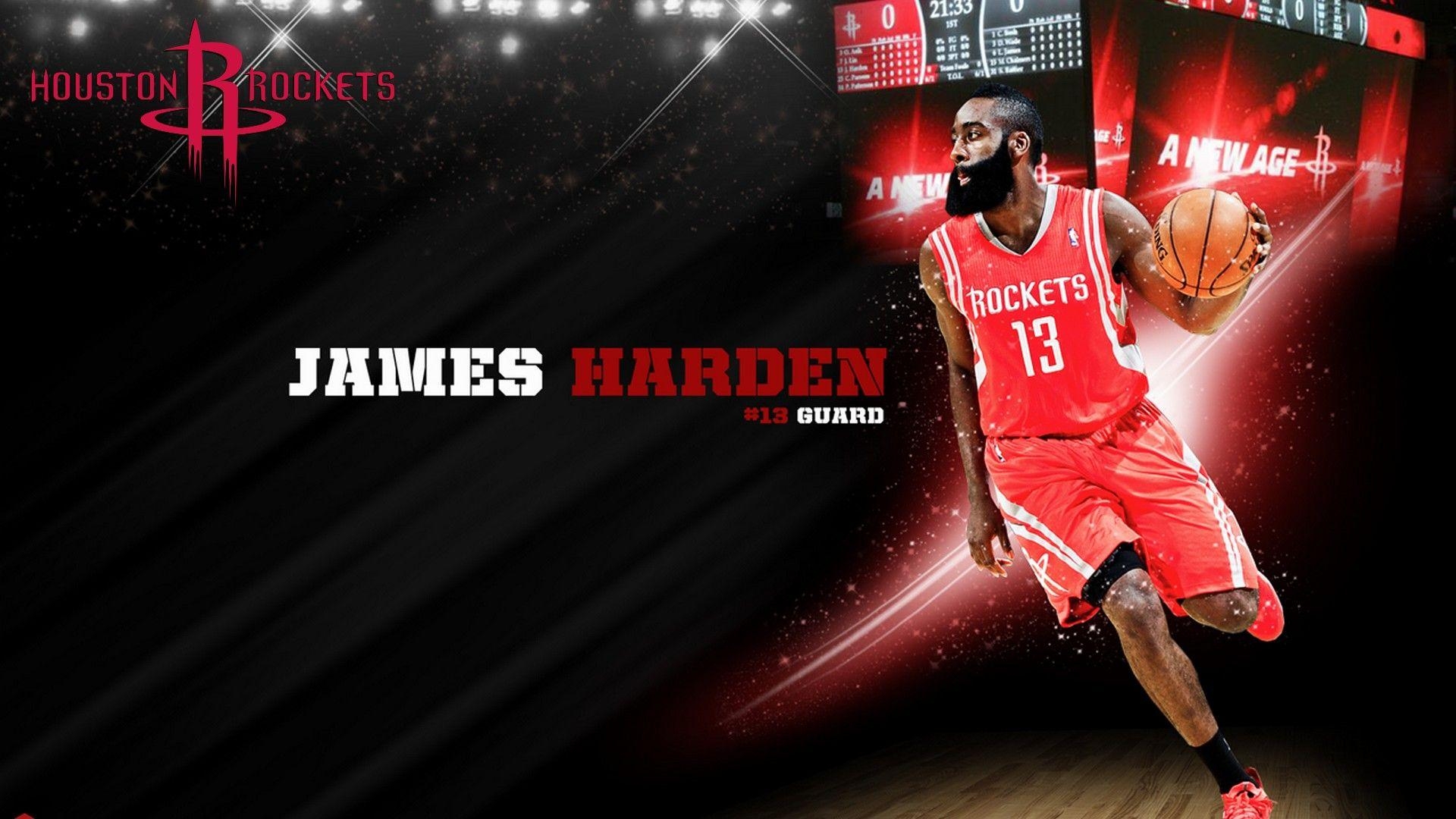 James Harden, Bart, Basketball, Sportler, Hintergrund, 1920x1080 Full HD Desktop