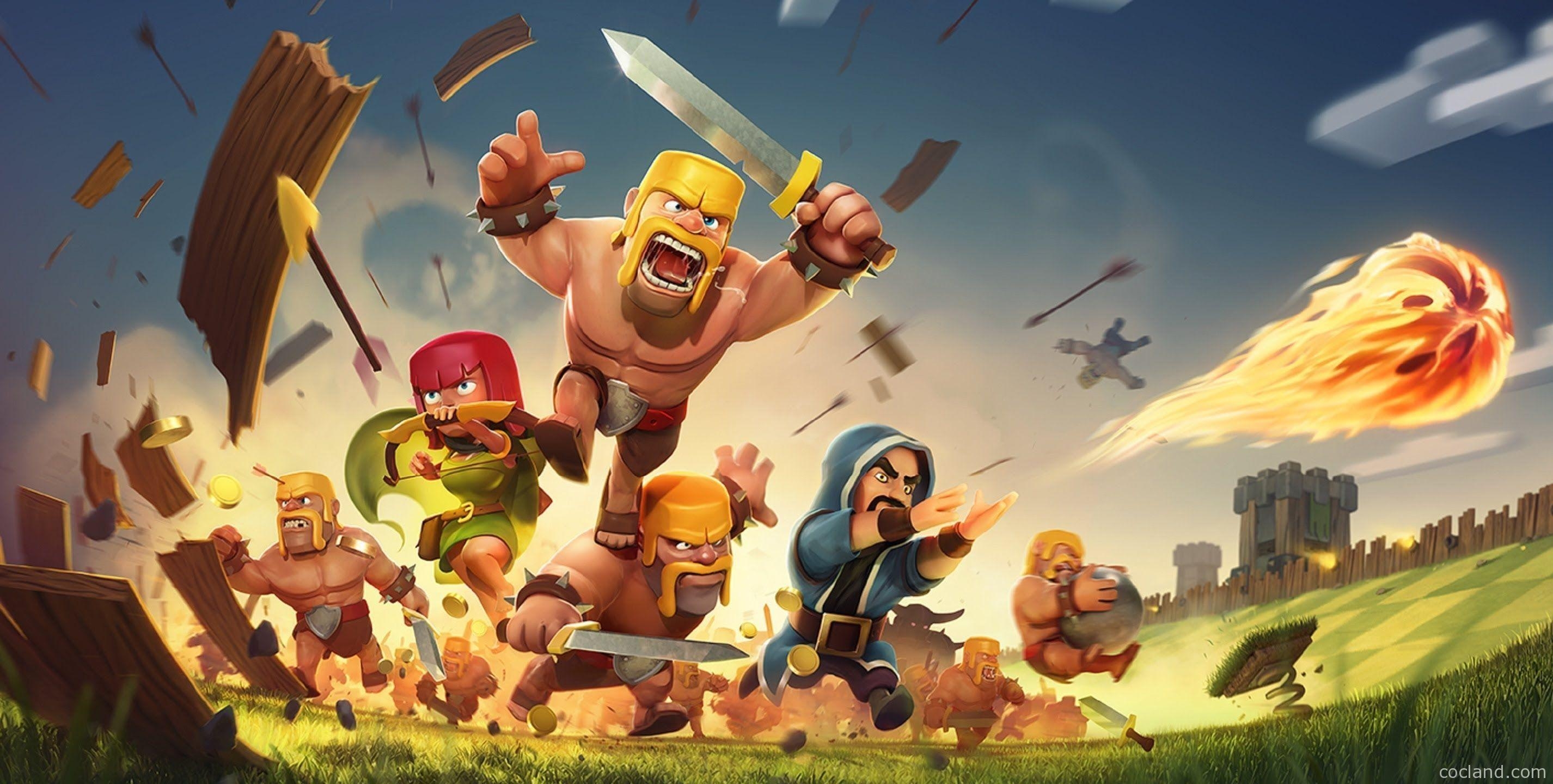 Clash of Clans, Truppen, Krieg, Strategie, Spiel, 2860x1440 HD Desktop