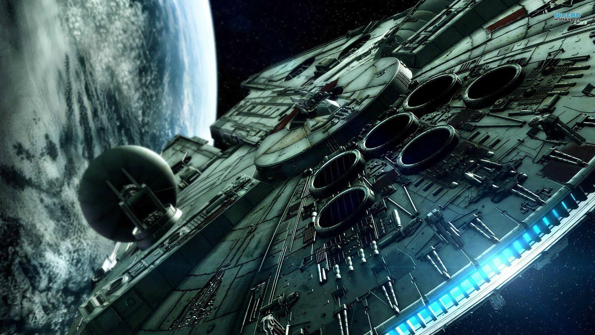 Star Wars, Millennium Falcon, Kult-Raumschiff, Han Solo, Sci-Fi, 1920x1080 Full HD Desktop