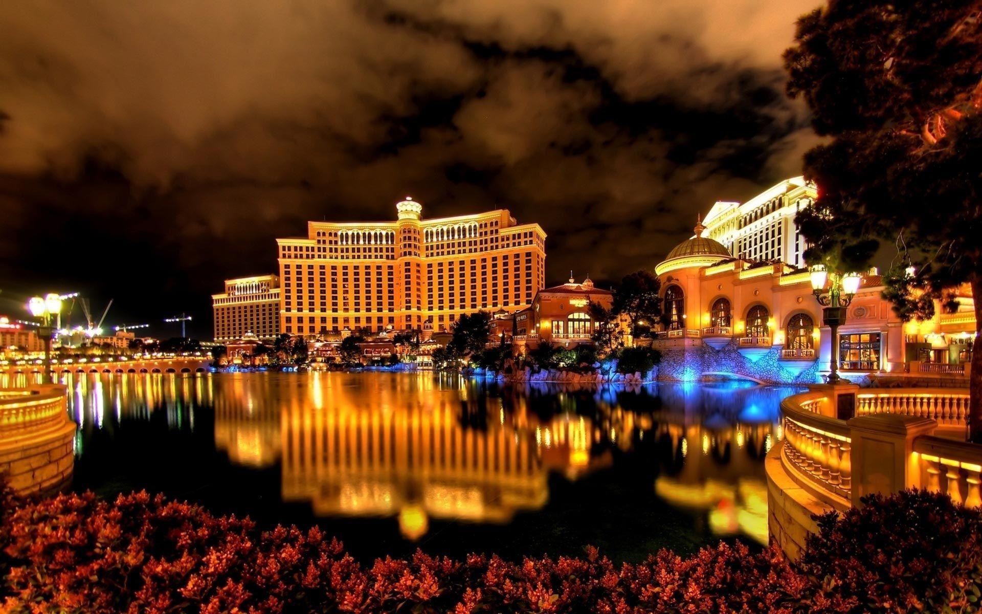 Las Vegas, HD, Download, modern, Nacht, 1920x1200 HD Desktop