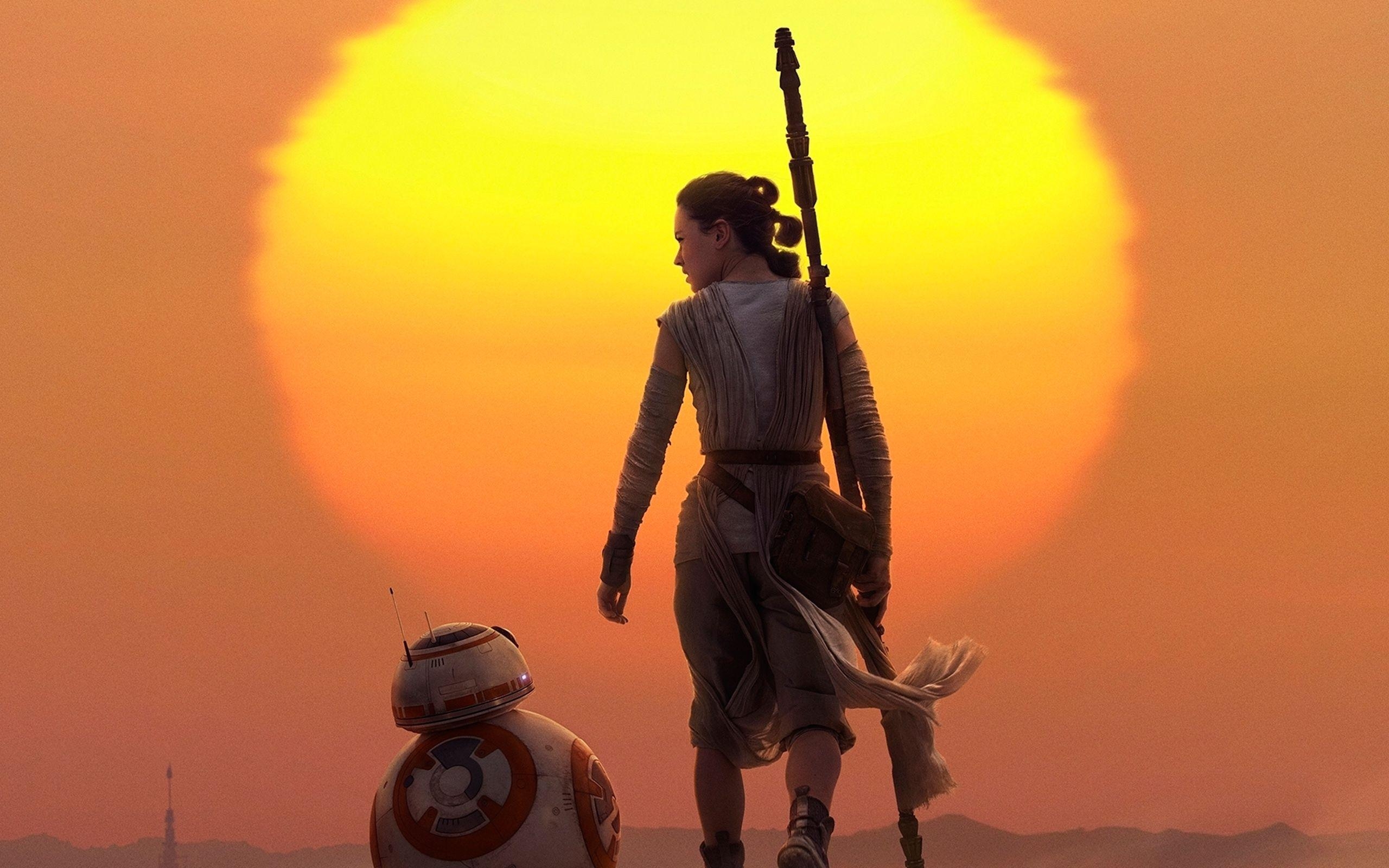 Rey, Star Wars, BB-8, Filme, Desktop, 2560x1600 HD Desktop