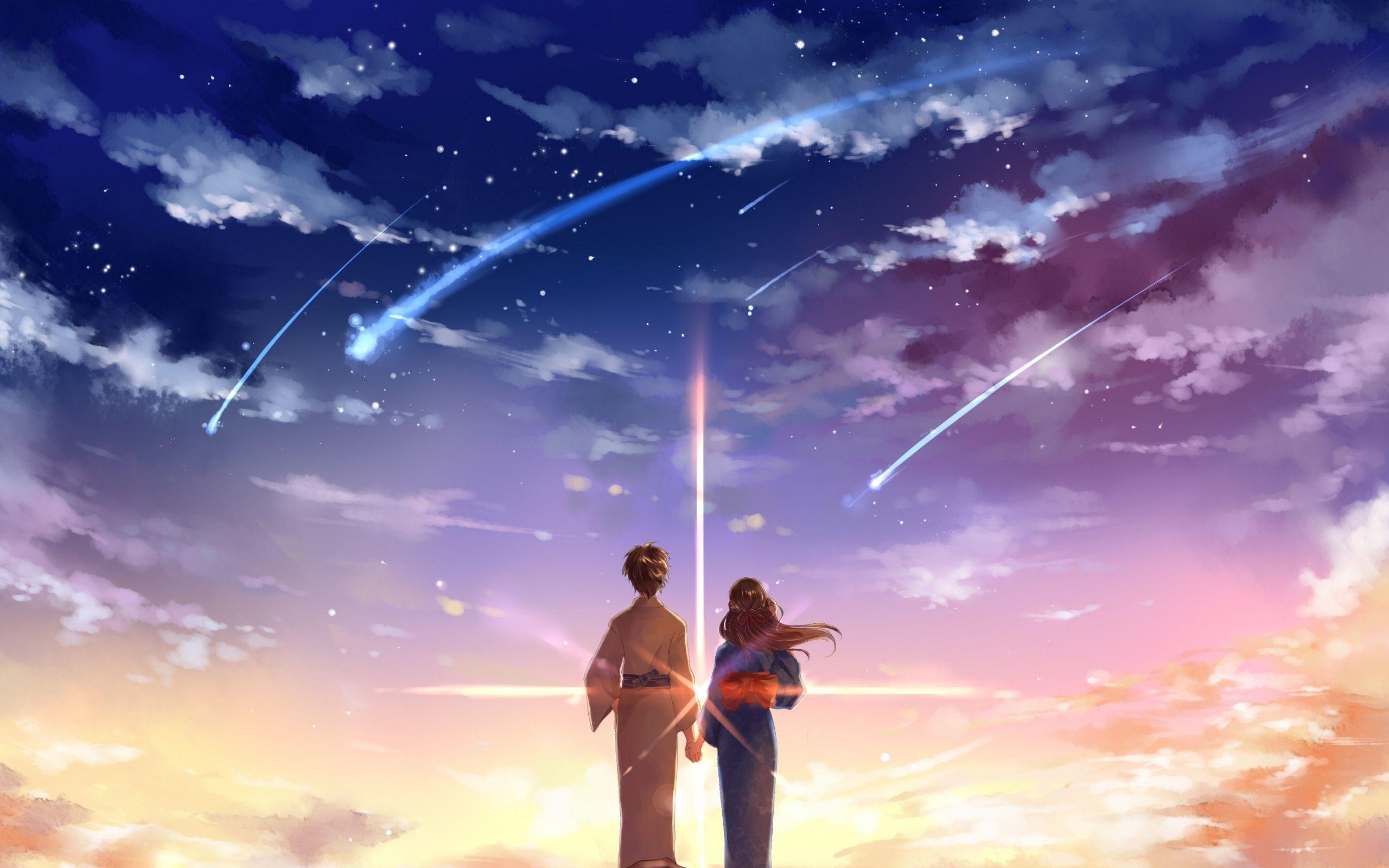 Download, Your Name, Kimi no Na Wa, Mitsuha Miyamizu, Taki, 2560x1600 HD Desktop