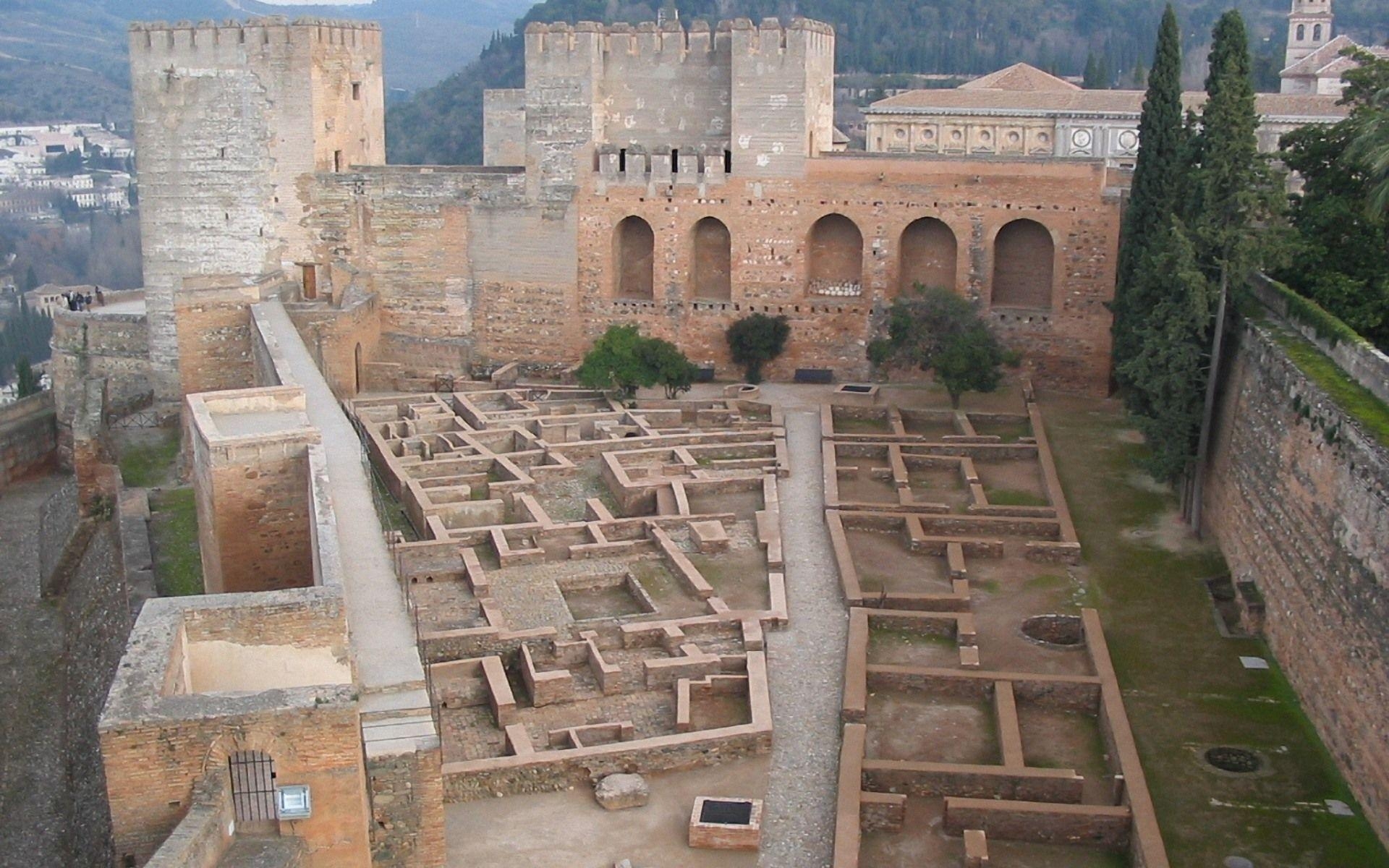 Alhambra, HD, Spanien, Architektur, Reisen, 1920x1200 HD Desktop