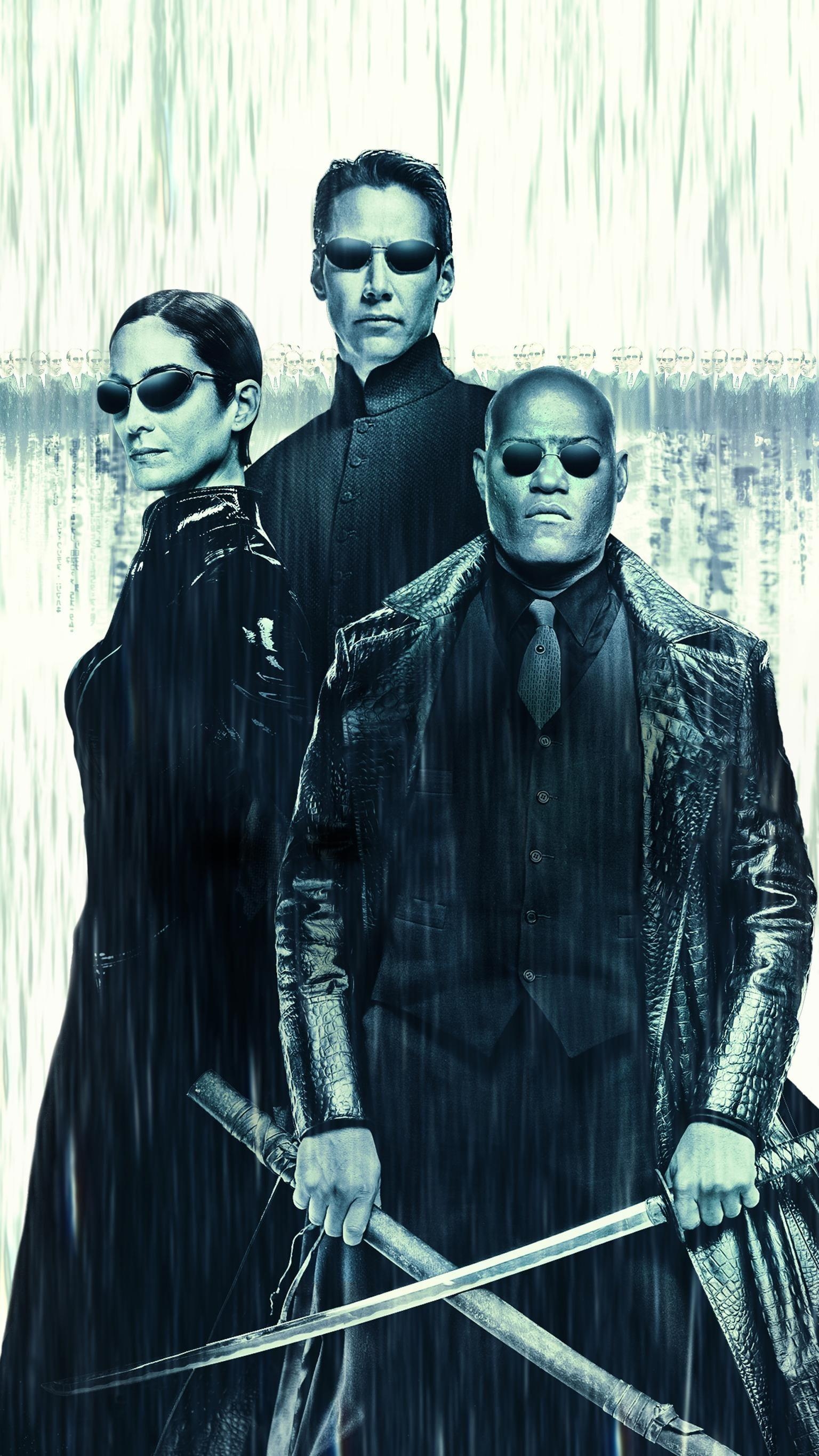 Matrix Reloaded, 2003, Handy, Film, Sci-Fi, 1540x2740 HD Handy