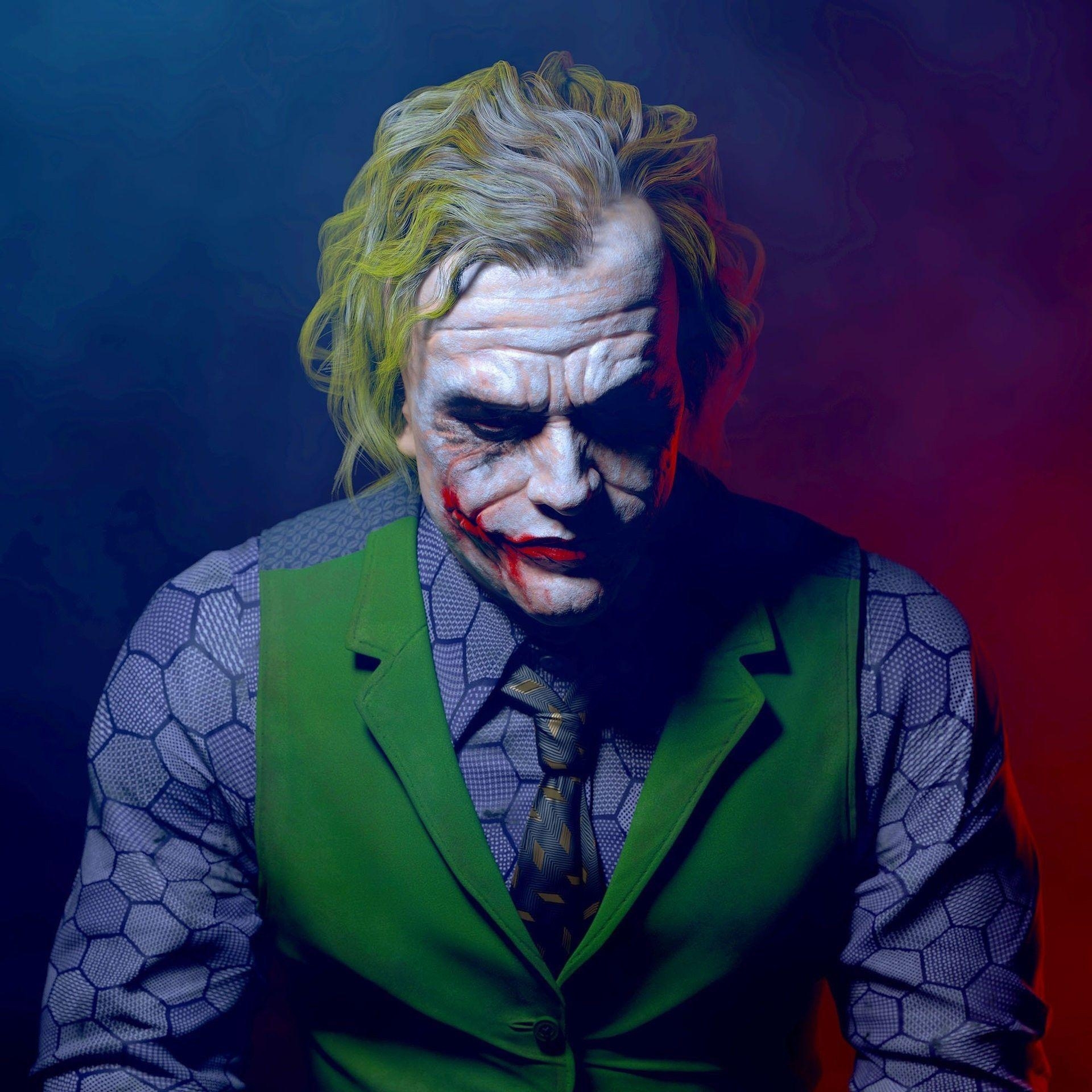 Heath Ledger, Joker, Kino, Kult, Drama, 1920x1920 HD Handy