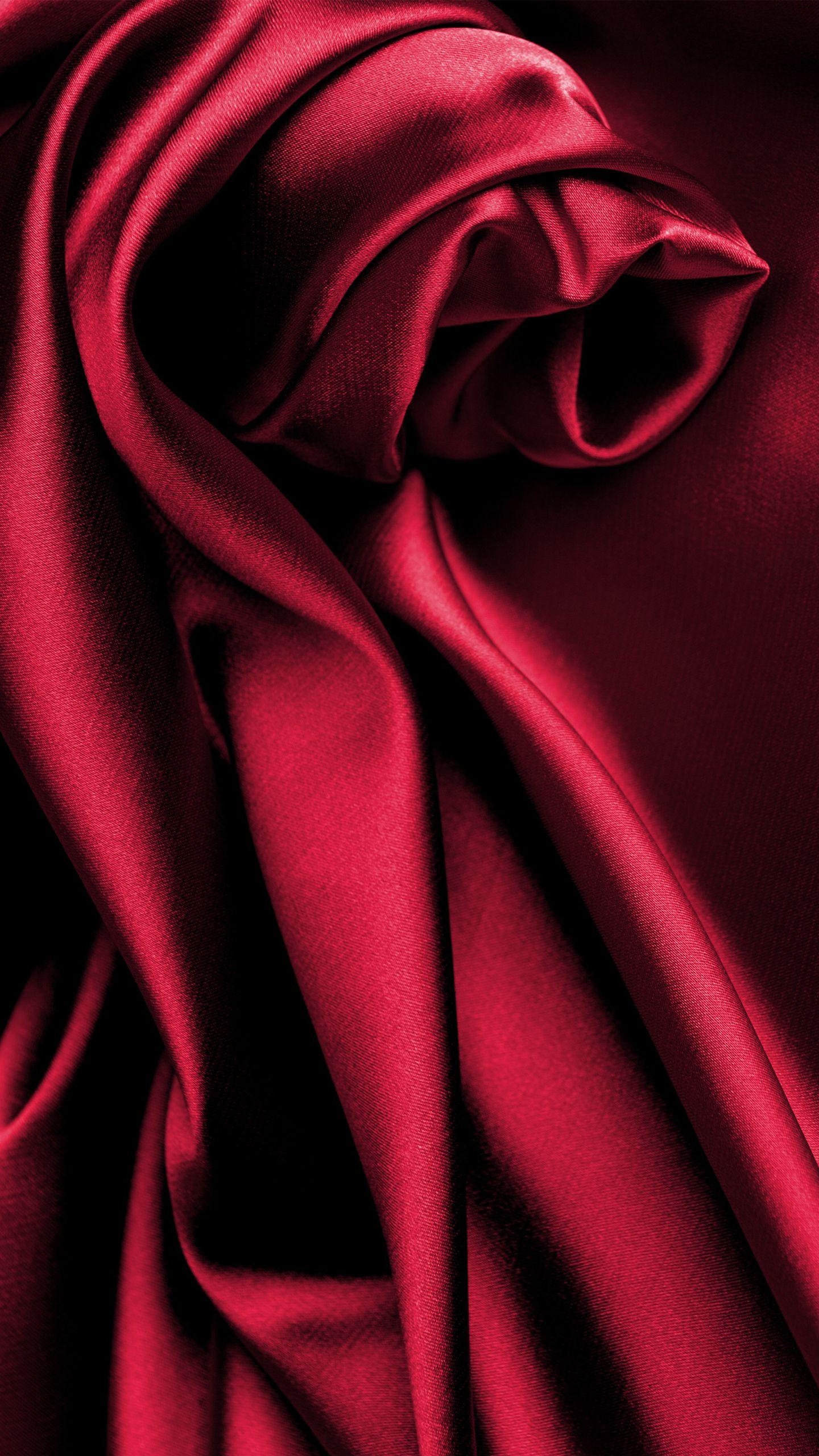 Samsung Galaxy S7, Roter Satin, Smartphone, Hintergrund, Textur, 1440x2560 HD Handy