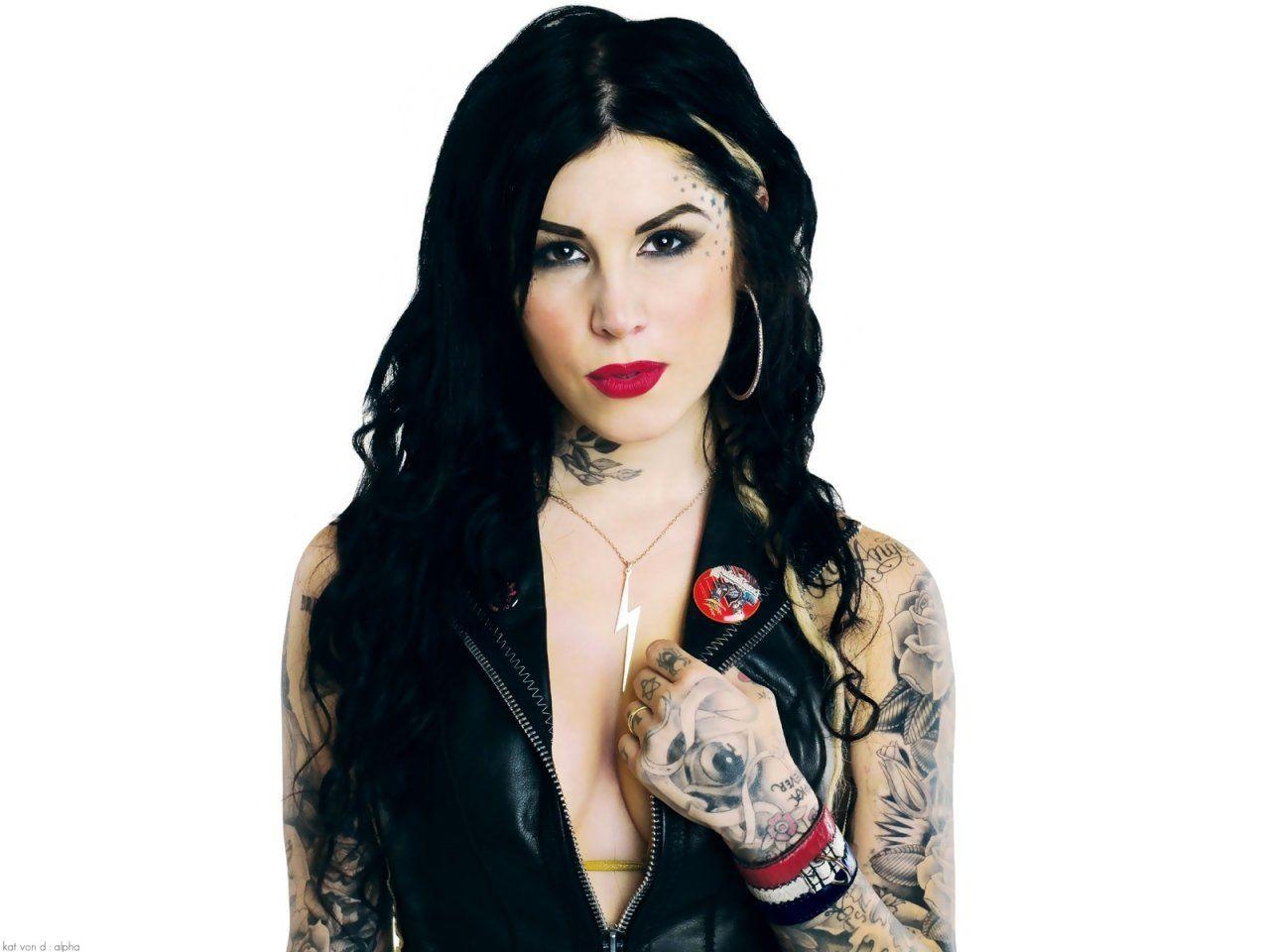 Kat Von D, schöner Hintergrund, Foto, Porträt, Kunst, 1280x960 HD Desktop