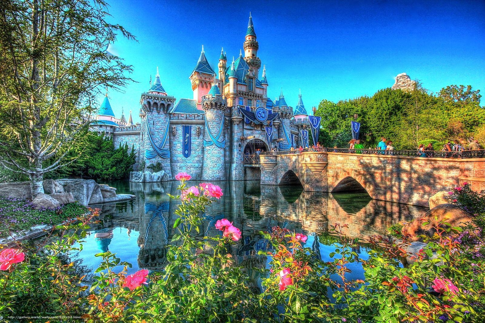 Disneyland, Cartoons, Kindheitstraum, Fantasielandschaft, Abenteuermagie, 1600x1070 HD Desktop