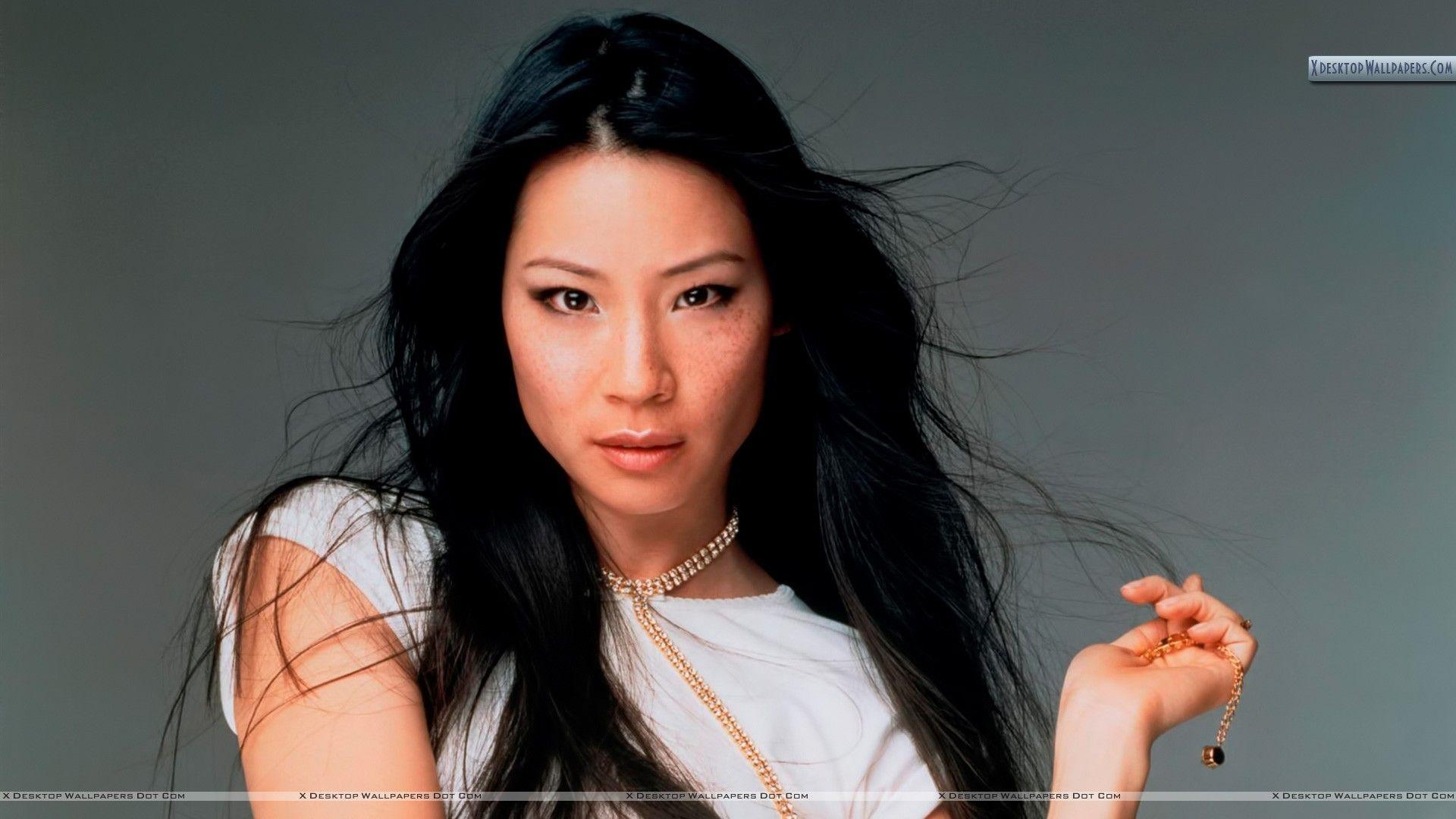 Lucy Liu, weißes T-Shirt, Schauspiel, Hollywood, Berühmtheit, 1920x1080 Full HD Desktop