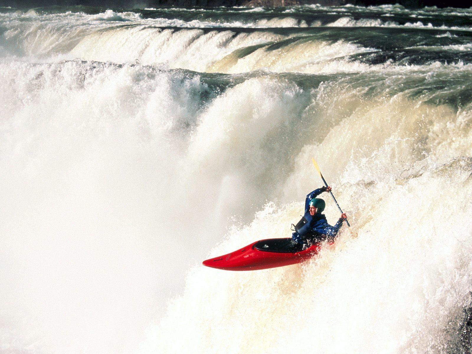 Wildwasser, Kajakfahren, Sport, Abenteuer, Fluss, 1600x1200 HD Desktop