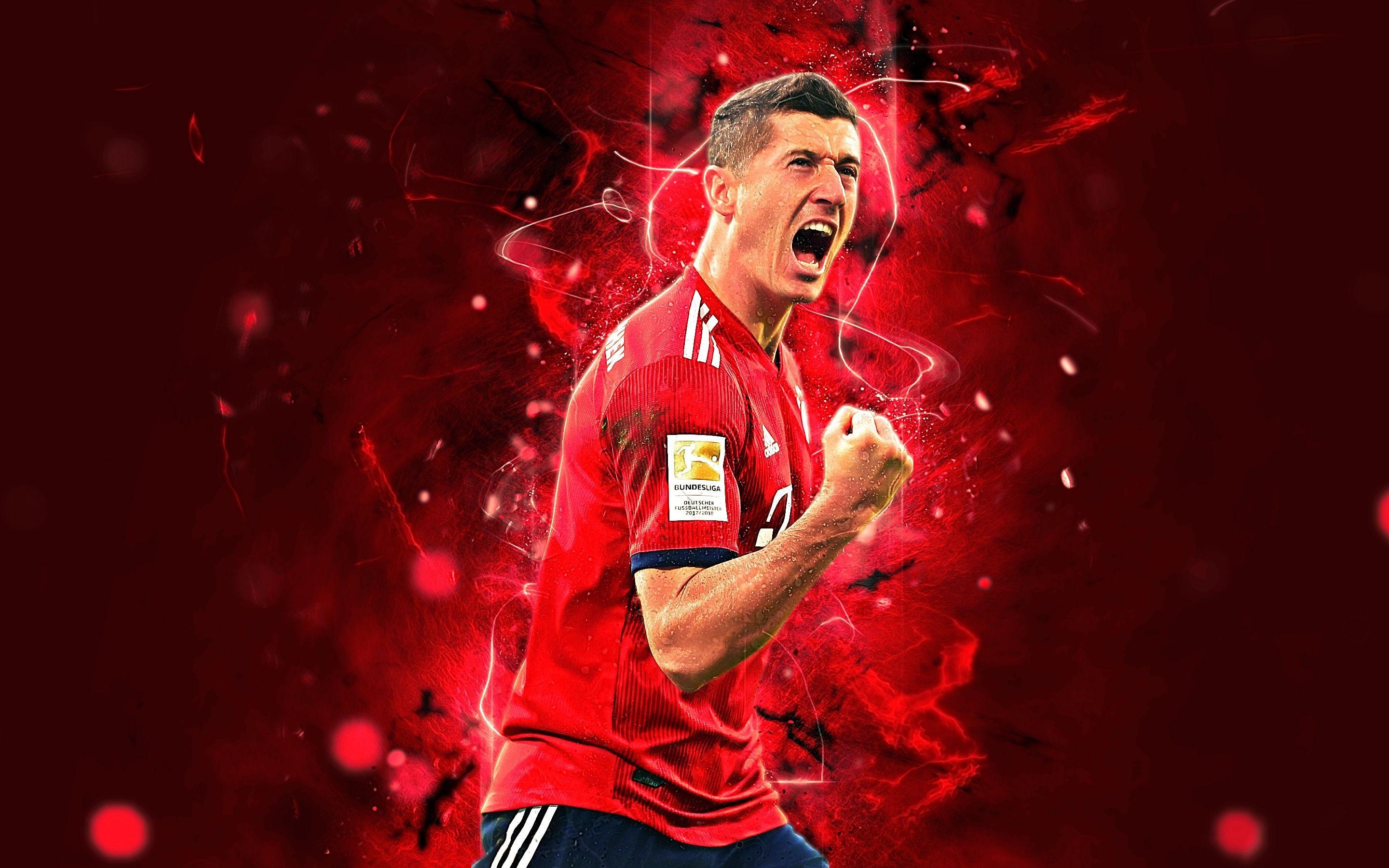 Lewandowski, HD, Fußball, Hintergrund, Spieler, 2880x1800 HD Desktop