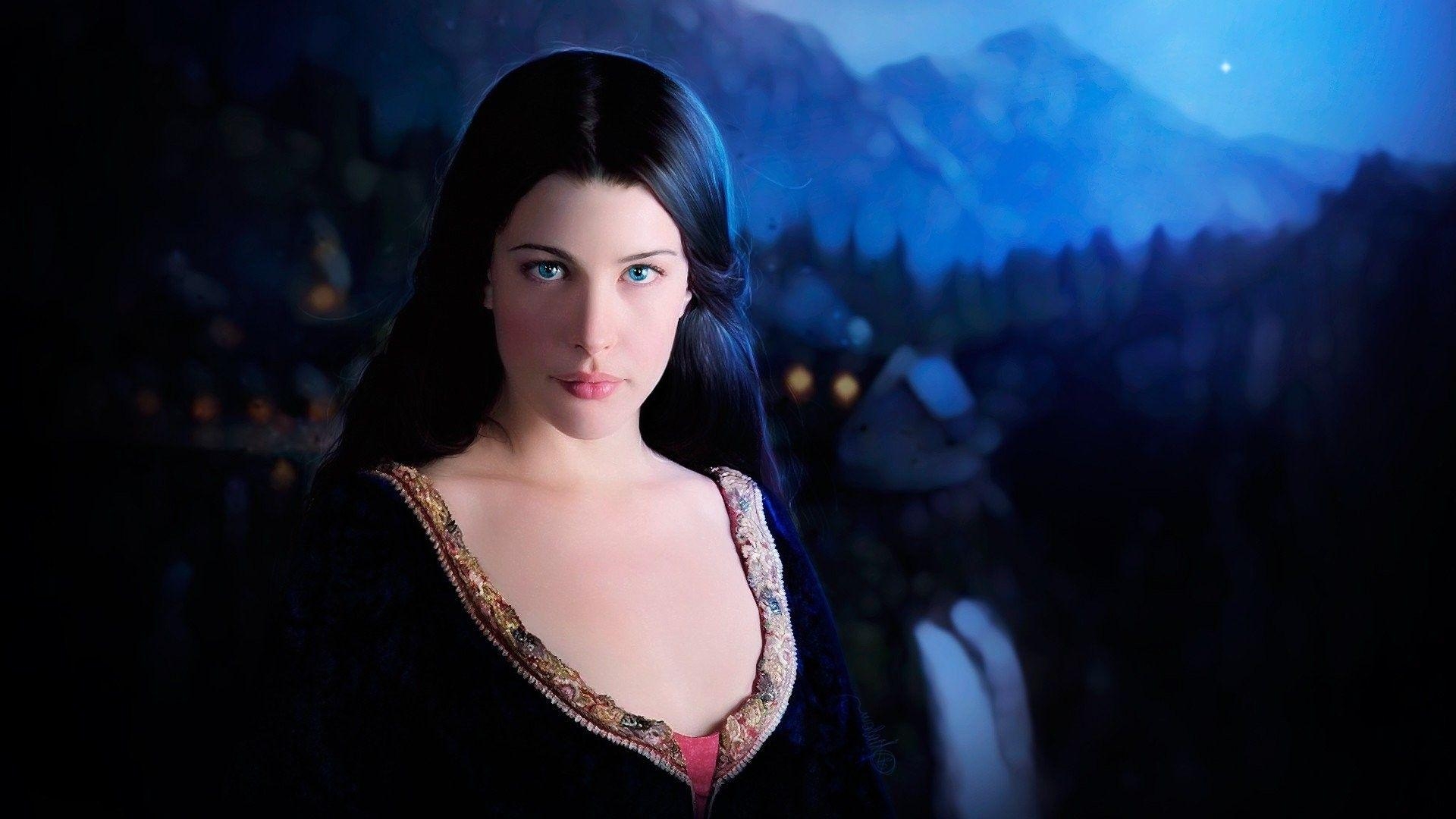 Liv Tyler, Arwen, HD, Hintergrund, Herr der Ringe, 1920x1080 Full HD Desktop