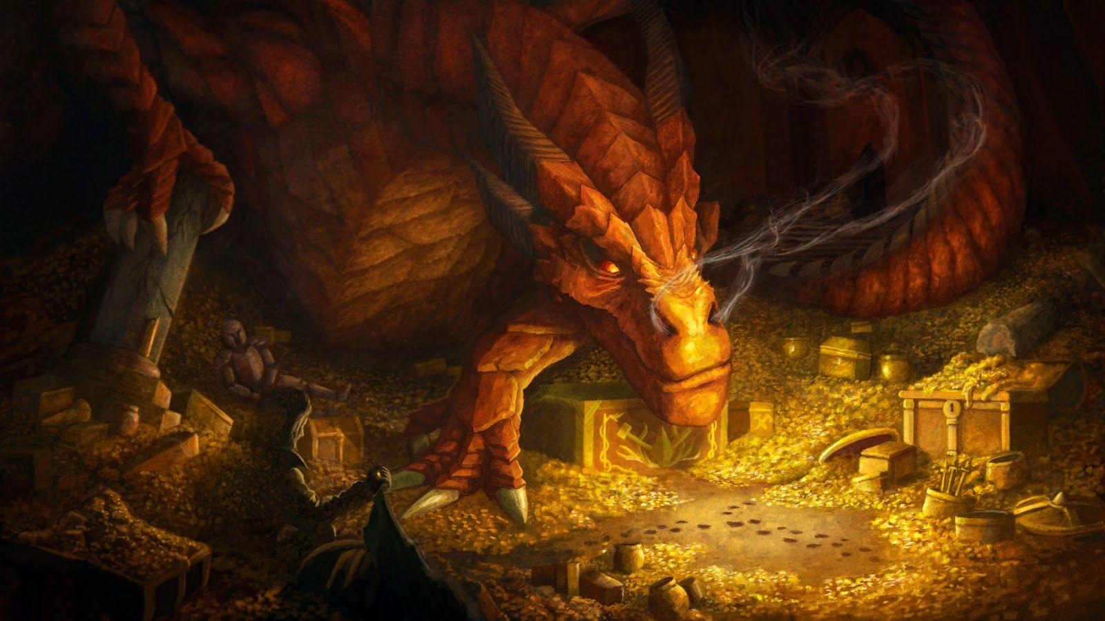 Der Hobbit 2, Smaug, HD, Wüste, Dragon, 1600x900 HD Desktop