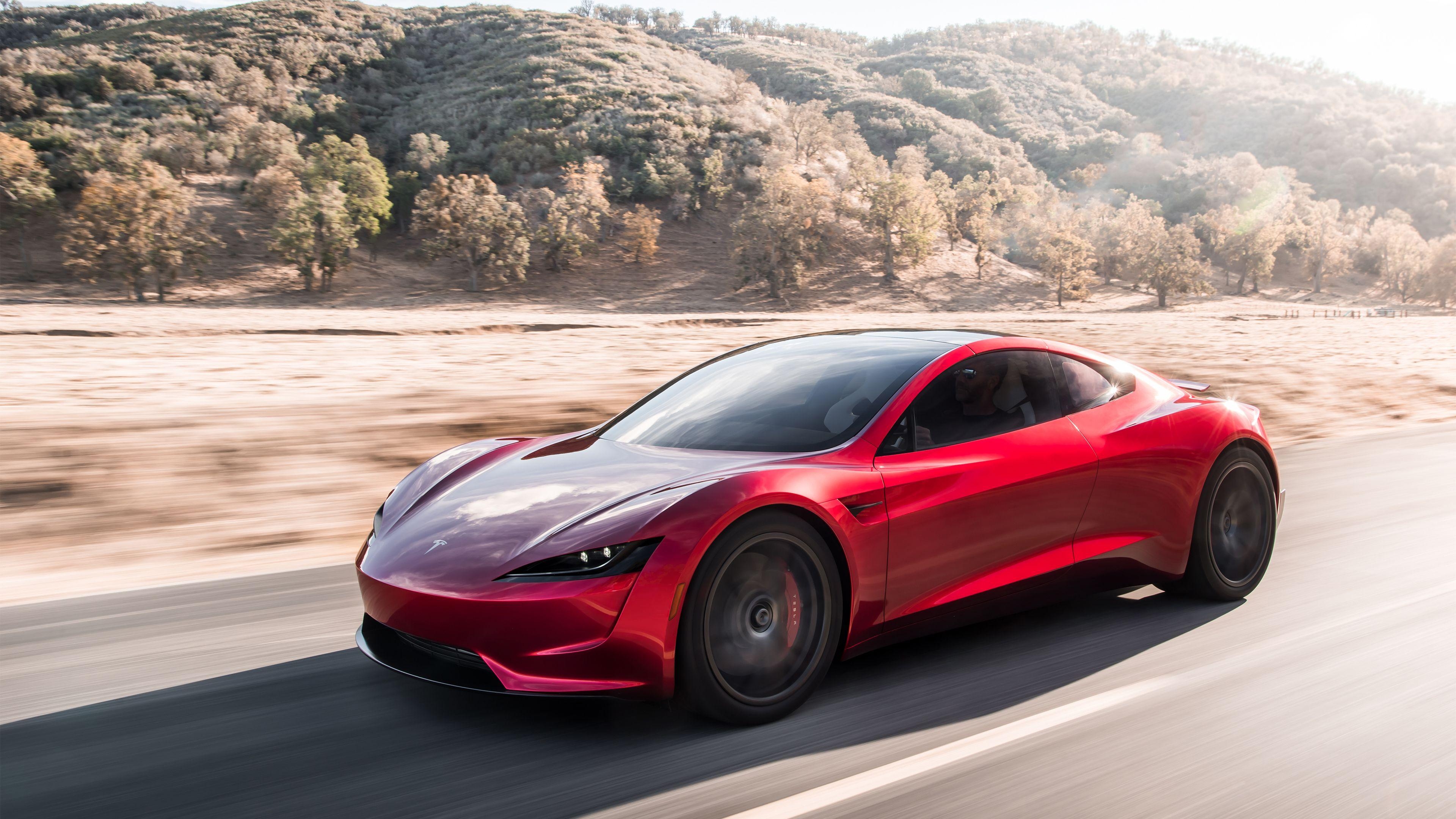 Tesla Roadster, 4K, Auto, HD, Wallpaper, 3840x2160 4K Desktop