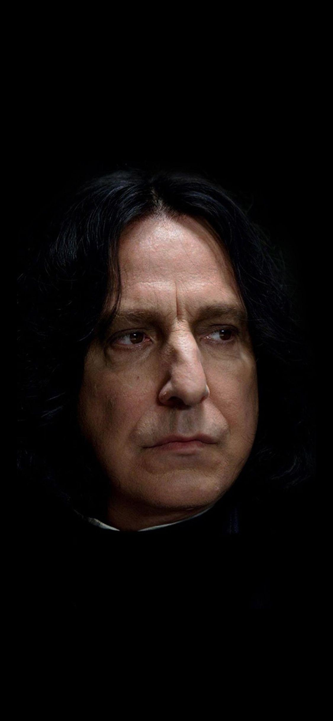 Harry Potter, Alan Rickman, Dunkel, iPhone, RIP, 1130x2440 HD Handy