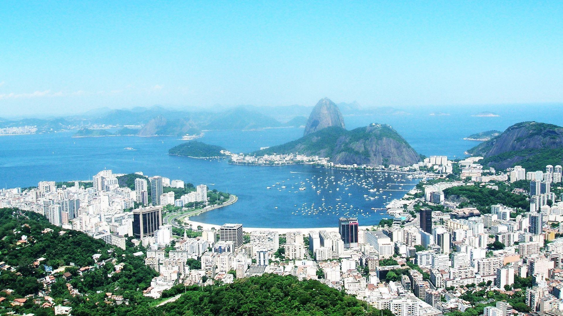 Rio de Janeiro, Stadt, Brasilien, Skyline, Lebendig, 1920x1080 Full HD Desktop