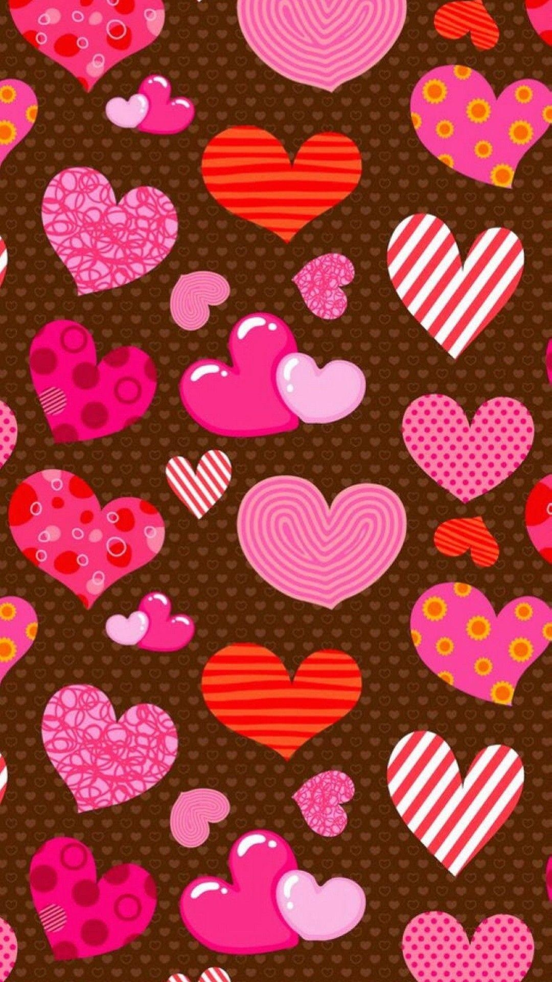 Valentinstag, Handy, Glücklich, Liebe, Hintergrund, 1080x1920 Full HD Handy