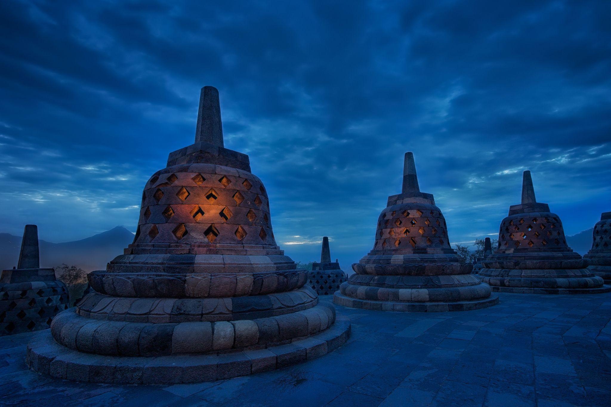 Borobudur, Indonesien, HD Hintergrund, Buddhistische Kultur, Tempel, 2050x1370 HD Desktop