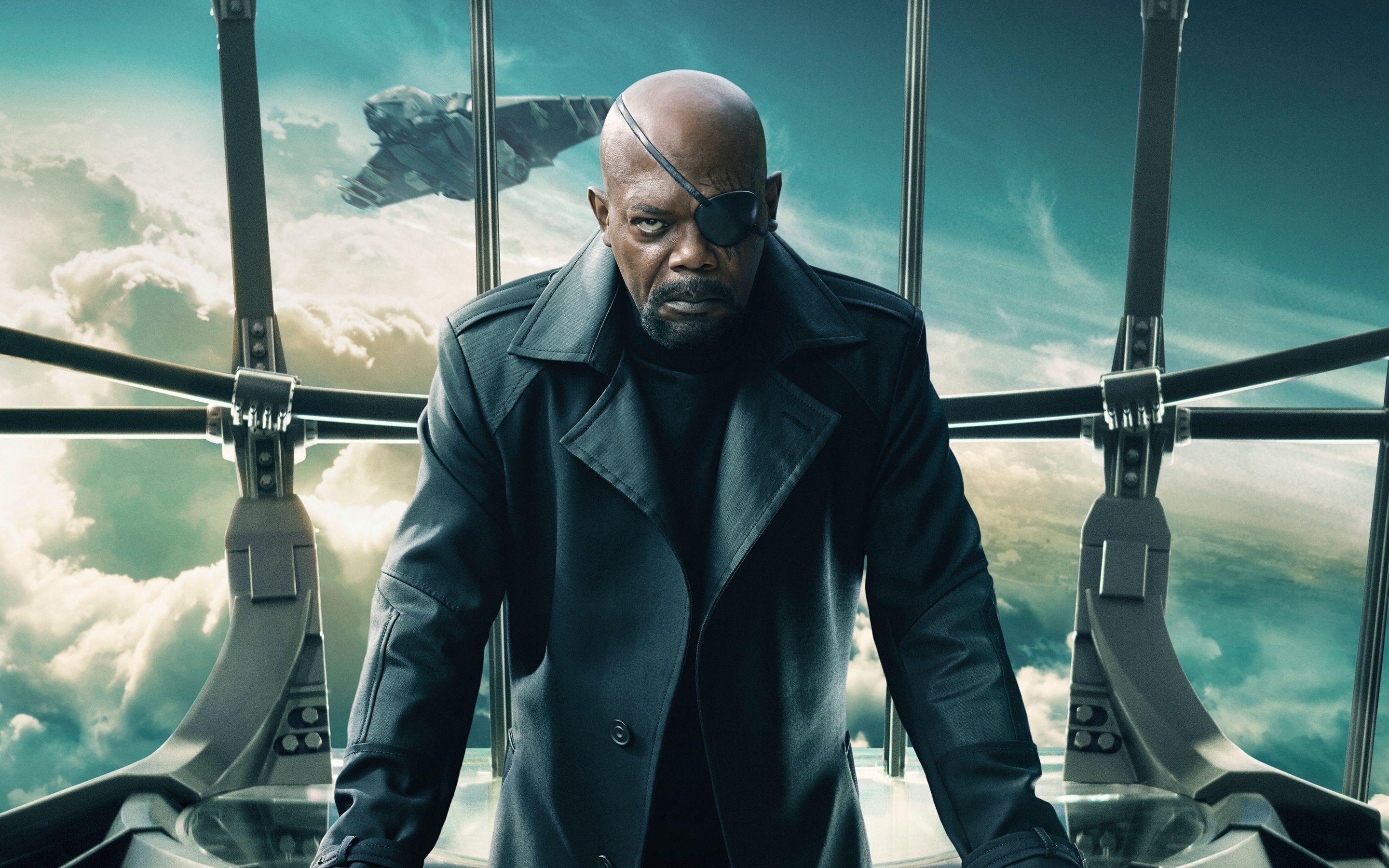 Nick Fury, Marvel, Film, Charakter, Hintergrund, 2880x1800 HD Desktop