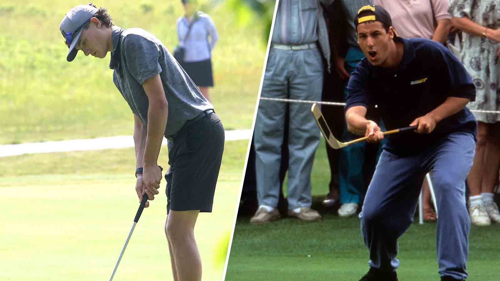 Happy Gilmore, College, Indiana, Golf, Komödie, 1600x900 HD Desktop