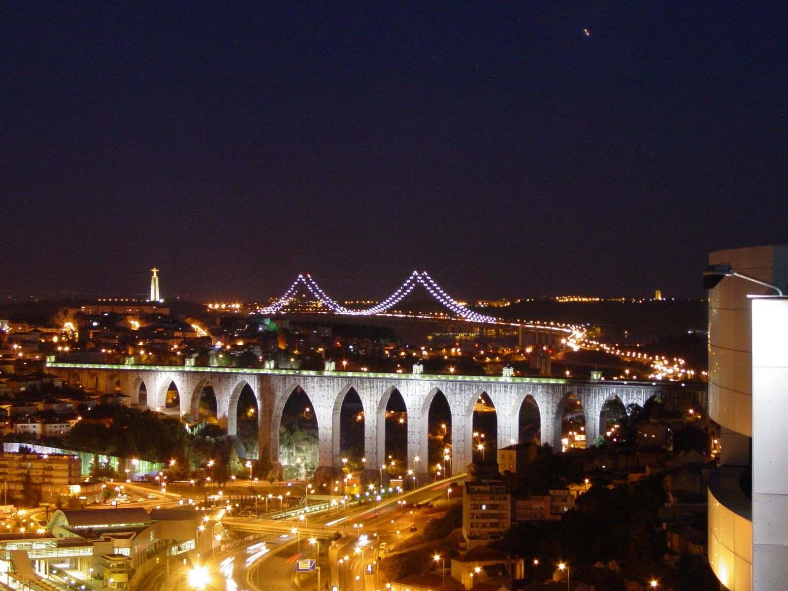 Lissabon, Portugal, Stadt, Panorama, Aussicht, 1600x1200 HD Desktop