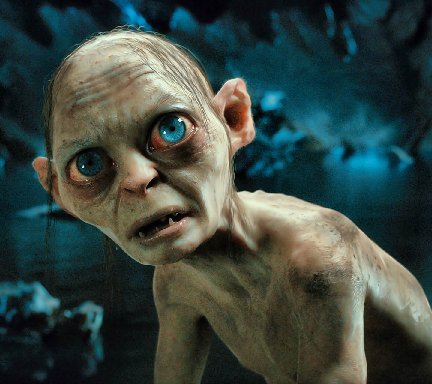 Gollum, Der Herr der Ringe, Fantasy, Film, Hintergrund, 1440x1280 HD Desktop