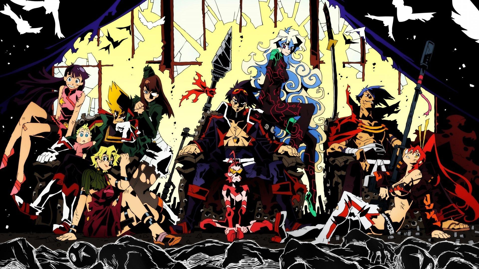 Gurren Lagann, Anime, 1080p, Tengen Toppa, Kunst, 1920x1080 Full HD Desktop