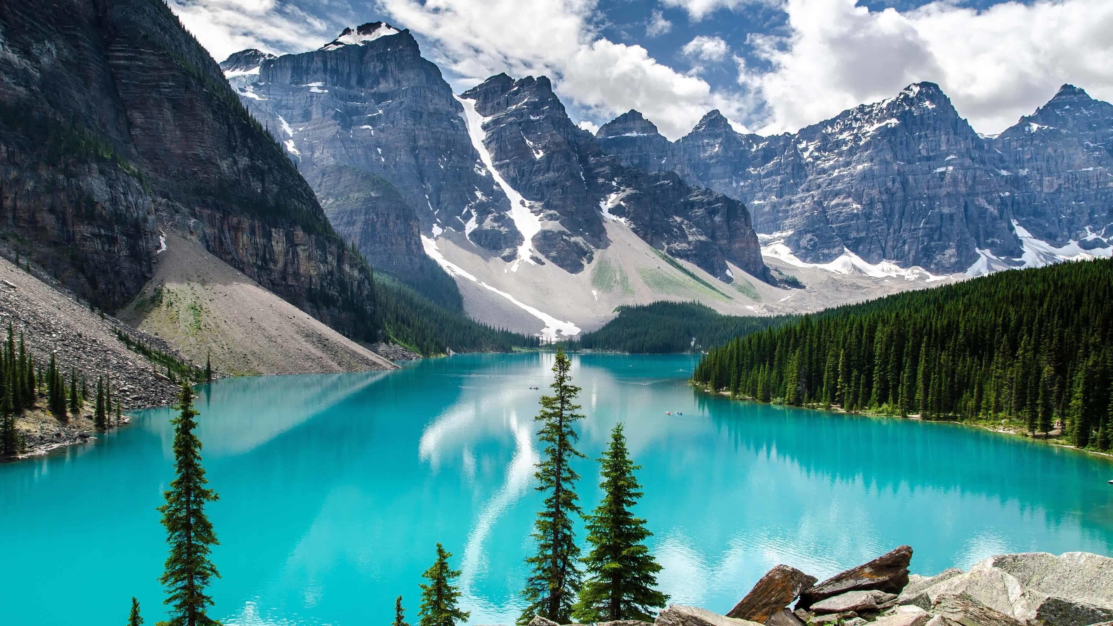 Lake Louise, Reisen, Berglandschaft, Kanada, Natur, 3840x2160 4K Desktop