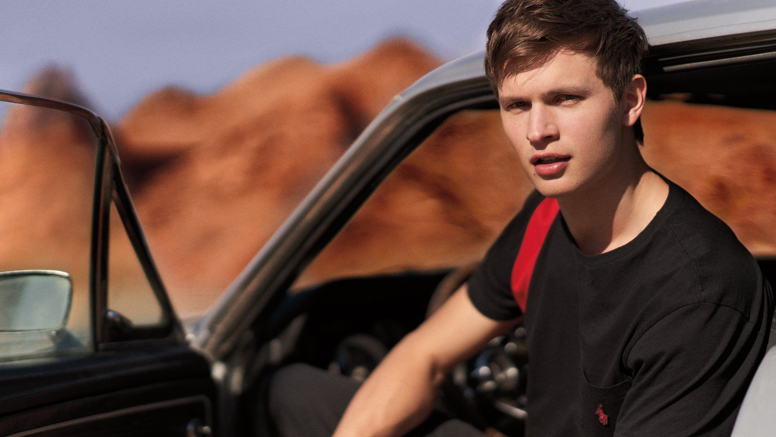 Ansel Elgort, Ralph Lauren, Polo, Duft, Hollywood, 2560x1440 HD Desktop