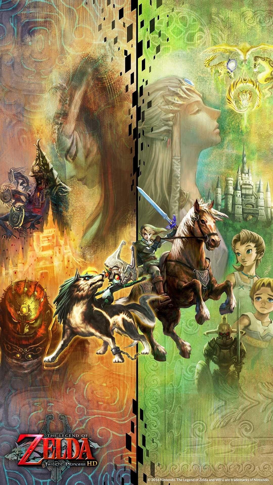 Fantasy, Twilight Princess, Zelda, Abenteuer, Nintendo, 1080x1920 Full HD Handy