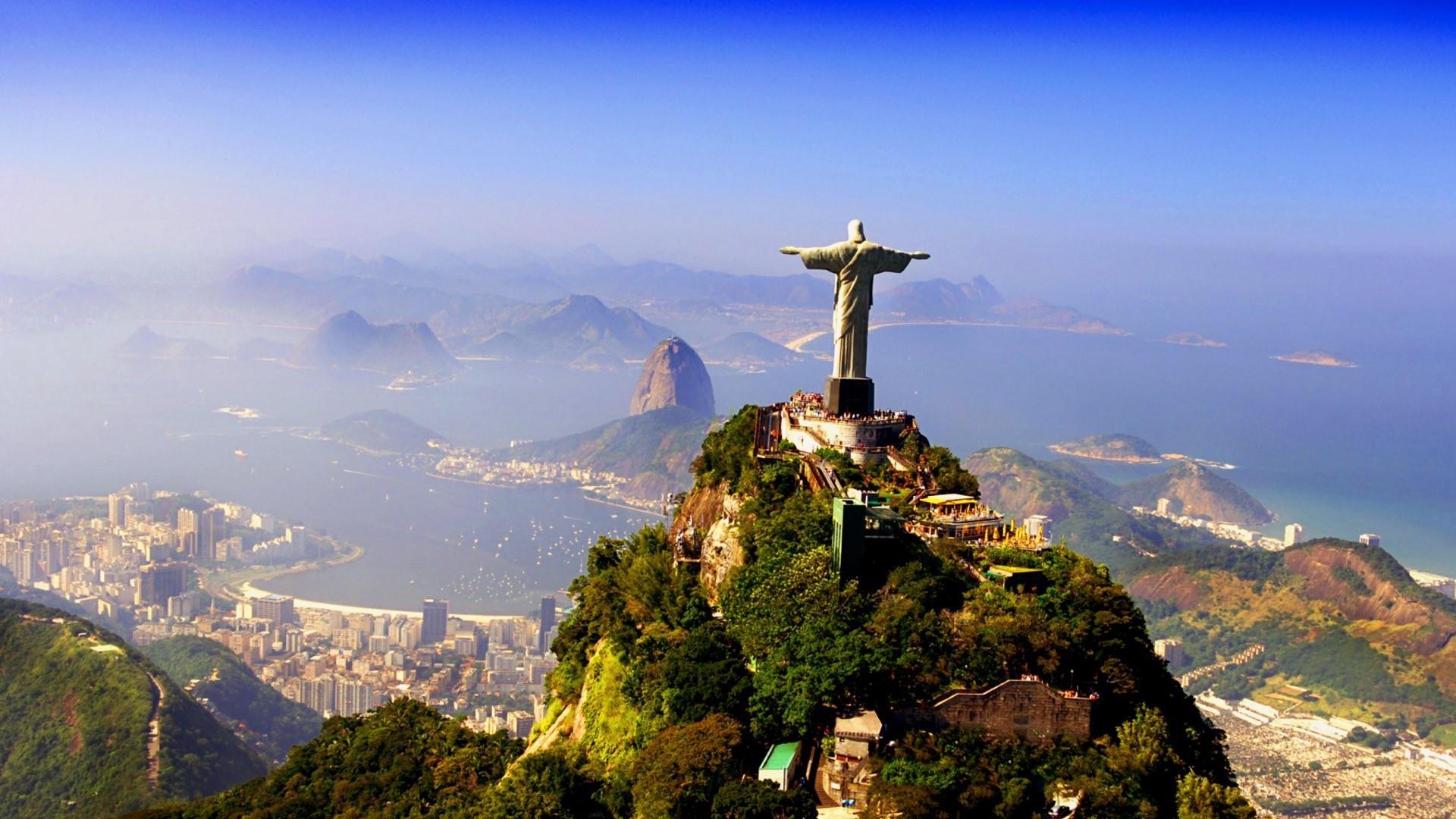 Christus, Erlöser, Rio, Brasilien, Wallpaper, 1920x1080 Full HD Desktop