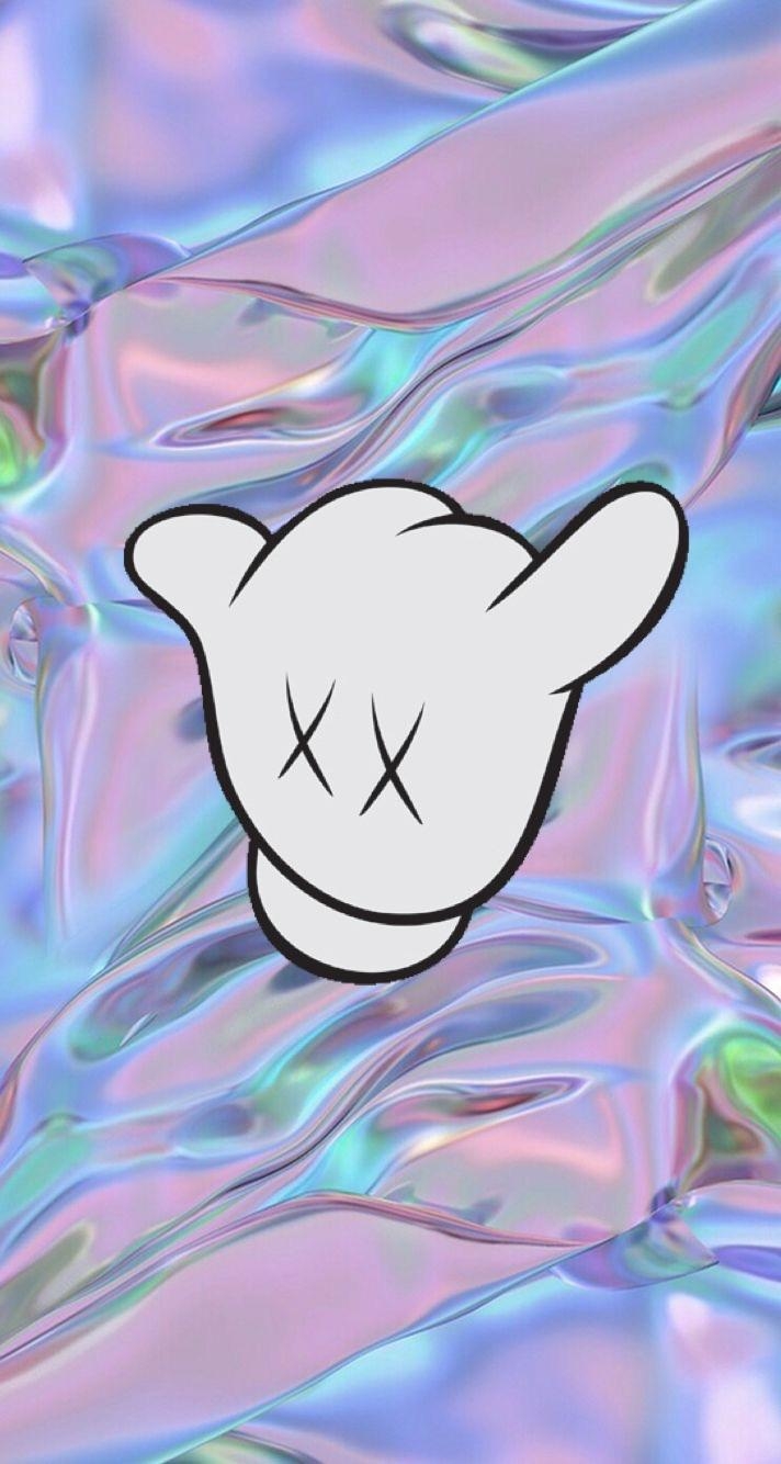 Kaws, iPhone, inspiriert, Hintergrund, Design, 720x1340 HD Handy