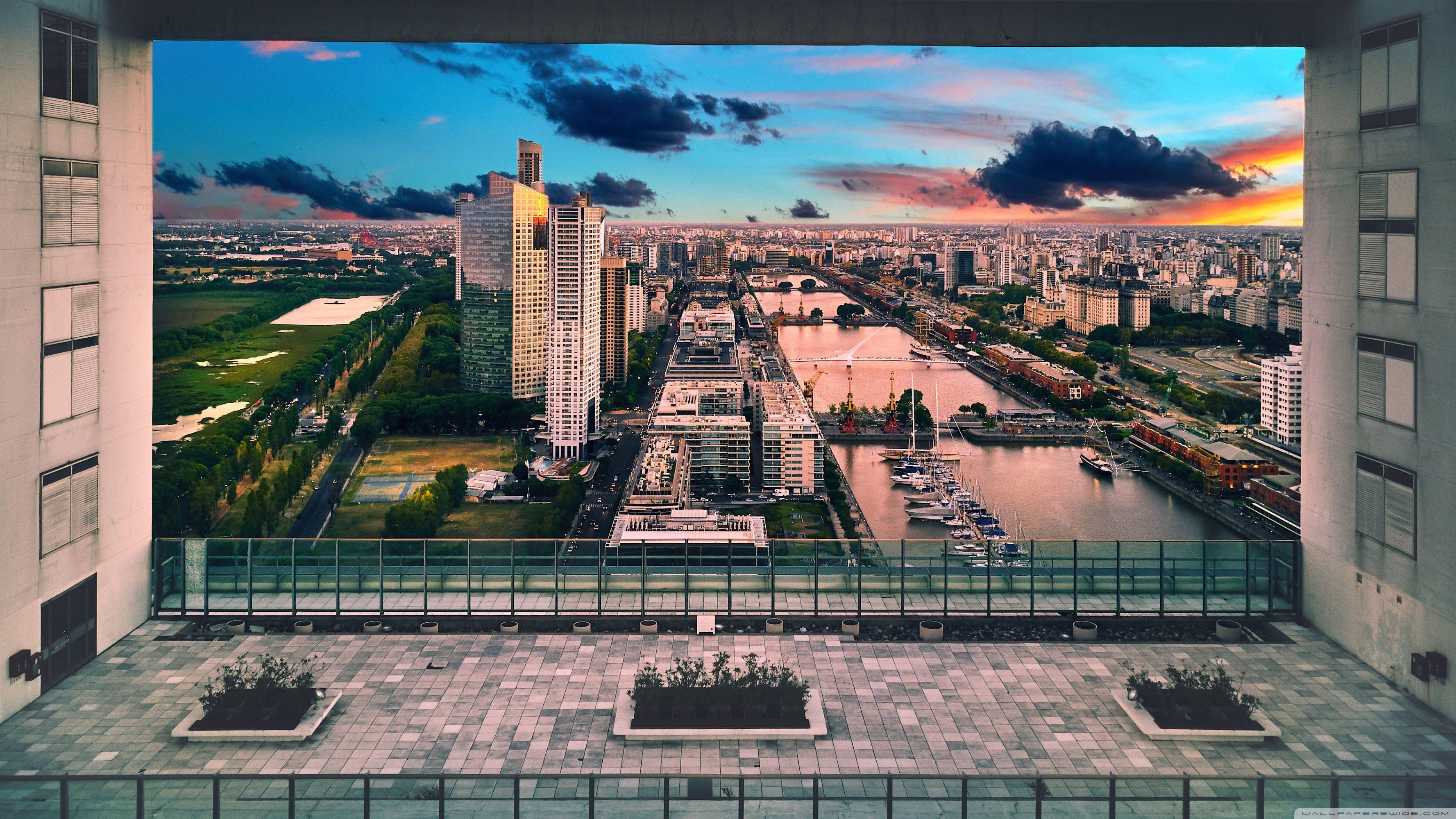 Puerto Madero, Buenos Aires, 4K, Argentinien, Sehenswürdigkeit, 3560x2000 HD Desktop