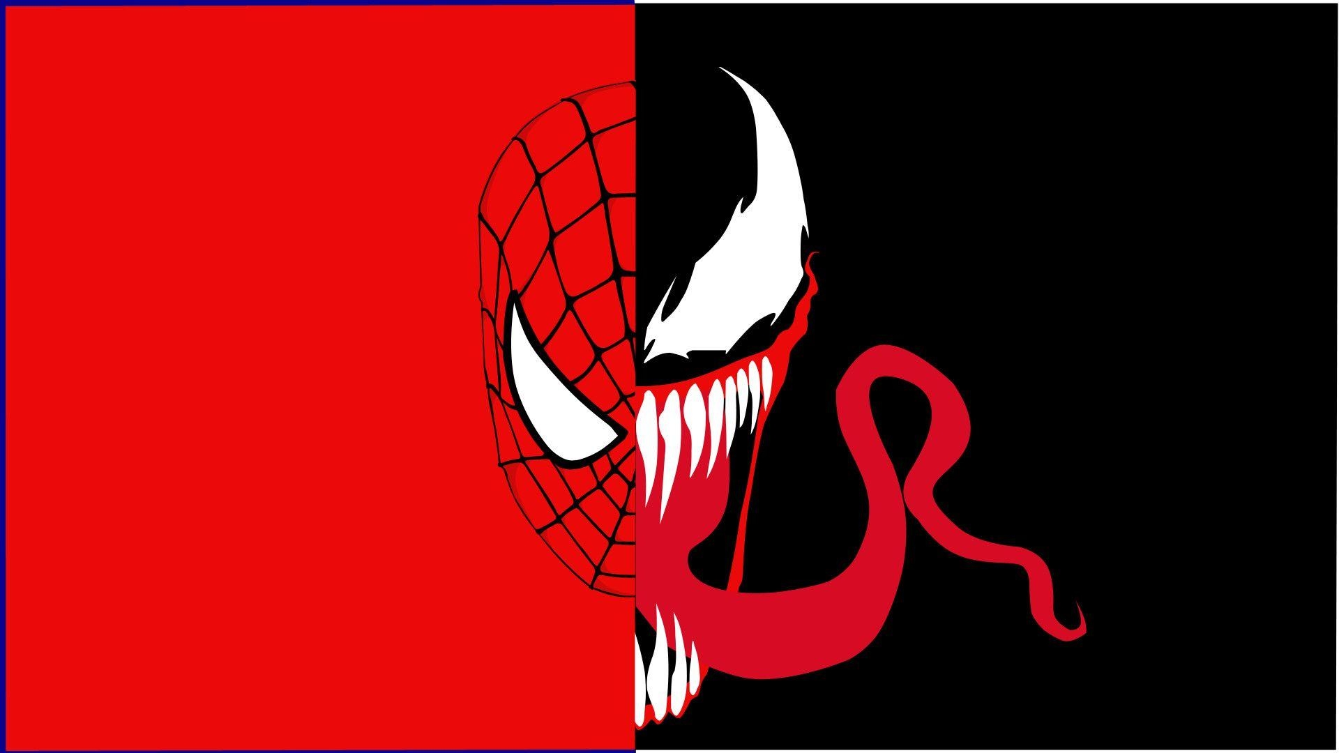 Spiderman, Venom, Marvel, Comic, Hintergrund, 1920x1080 Full HD Desktop