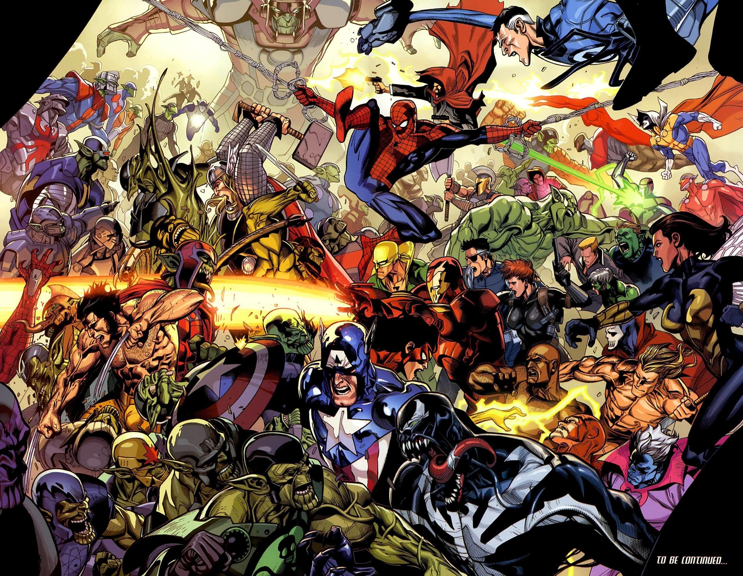 Marvel DC, Hintergrund, Comics, Helden, Bild, 2560x1990 HD Desktop