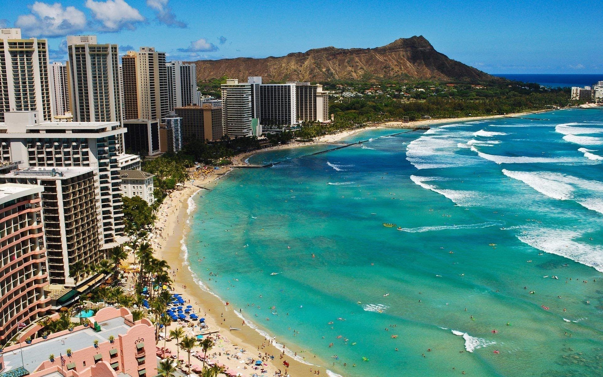 Waikiki, Honolulu, Oahu, Hawaii, USA, Tour, 1920x1200 HD Desktop