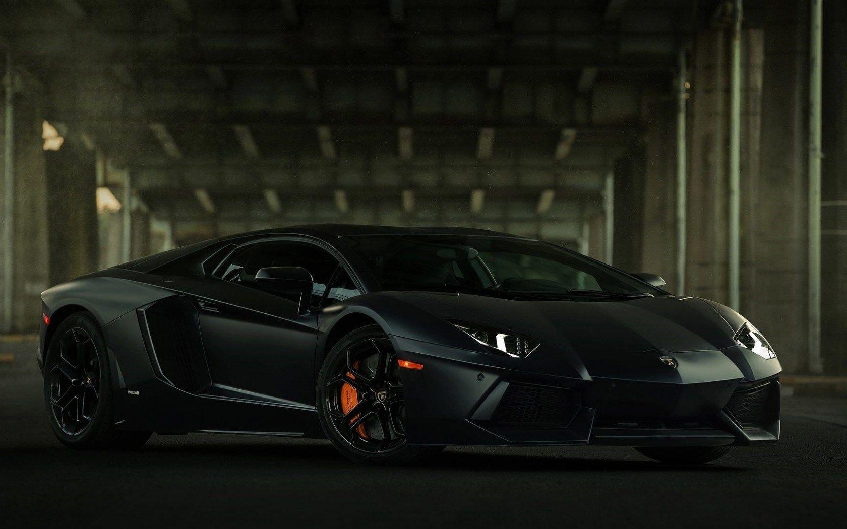 Lamborghini, Aventador, Matt Schwarz, HD, Cool, 1680x1050 HD Desktop