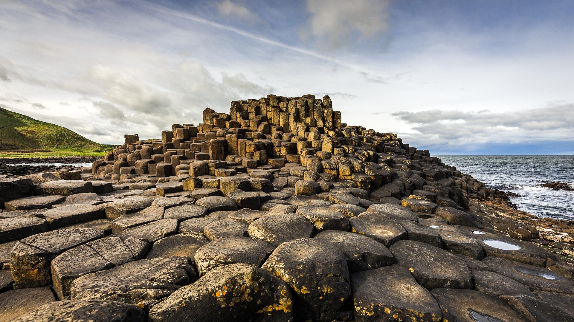 Giant's Causeway, Natur, Nordirland, Reisen, Landschaft, 1920x1080 Full HD Desktop