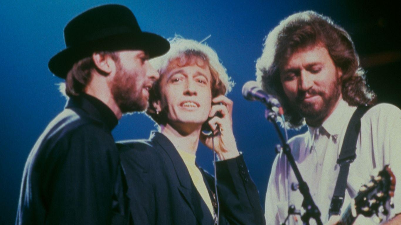 Bee Gees, Vertragsunterzeichnung, weltweit, Musik, Band, 1370x770 HD Desktop