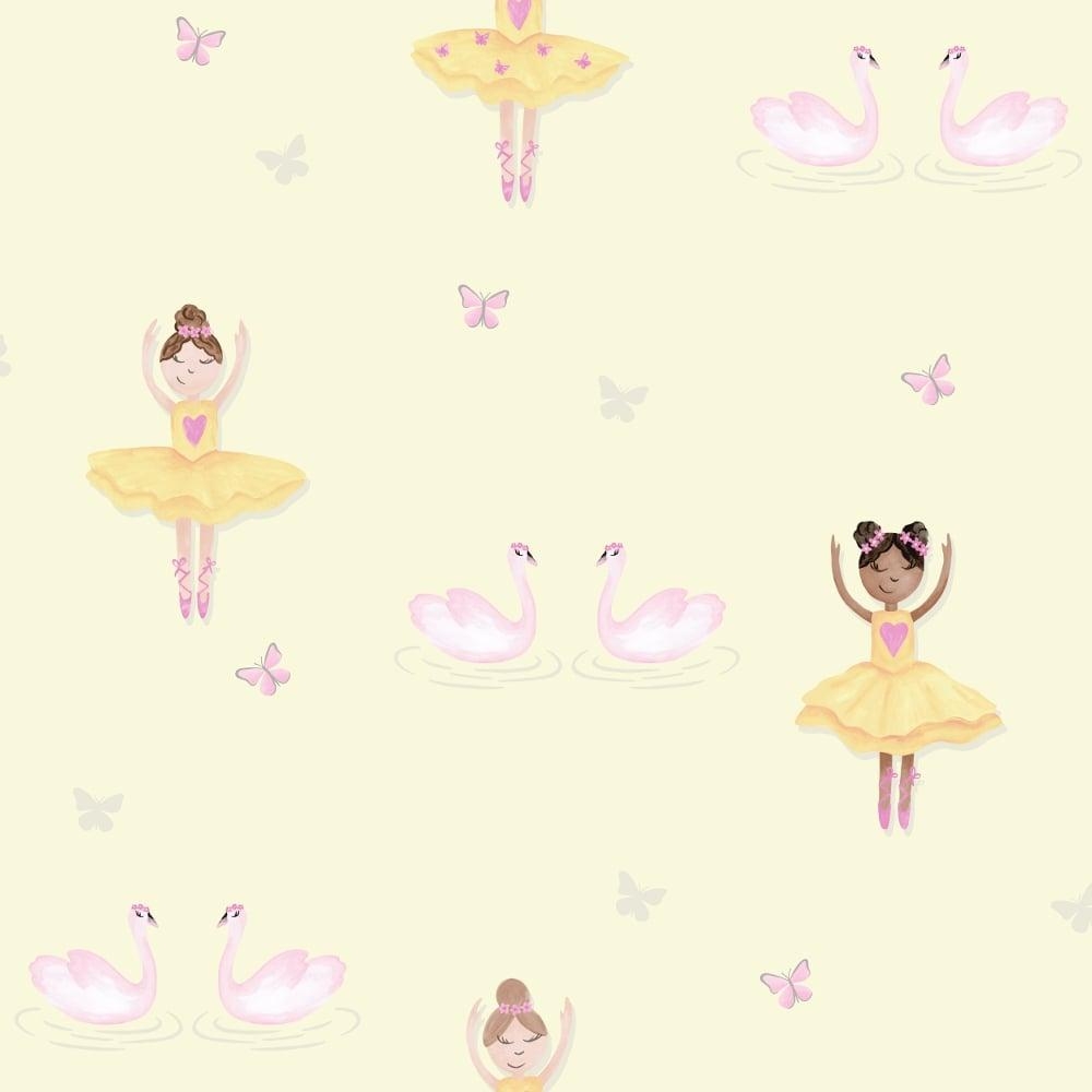 Ballerina, Tänzerin, Kinder, Schmetterlinge, Glitzer, 1000x1000 HD Handy