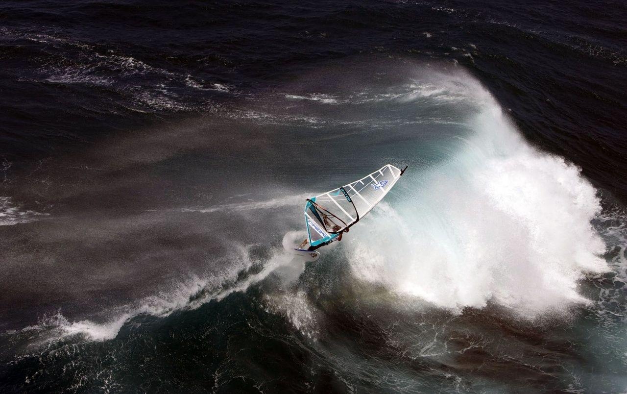 Windsurfen, Große Wellen, Extremsport, Wasser, Abenteuer, 1280x810 HD Desktop